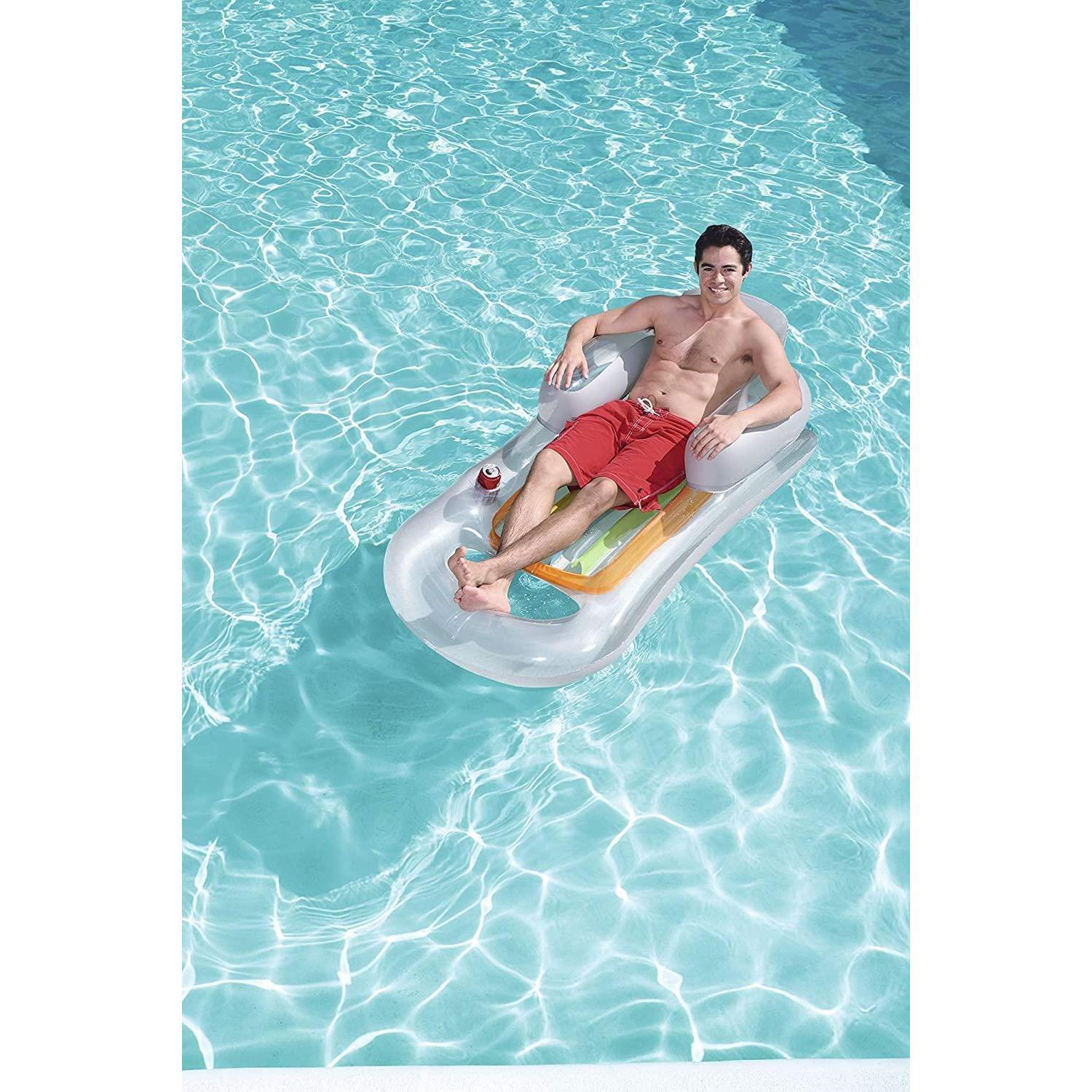 Inflatable Designer Lounger Lilo Float by Bestway - The Magic Toy Shop