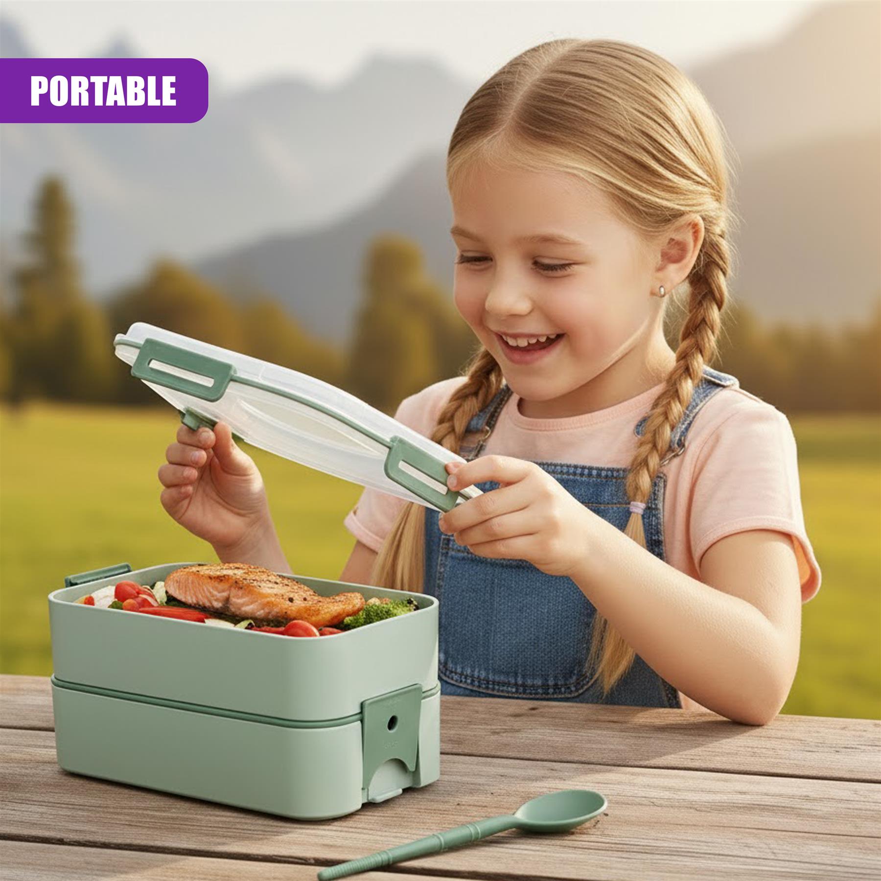 3 Layer Bento Lunch Box