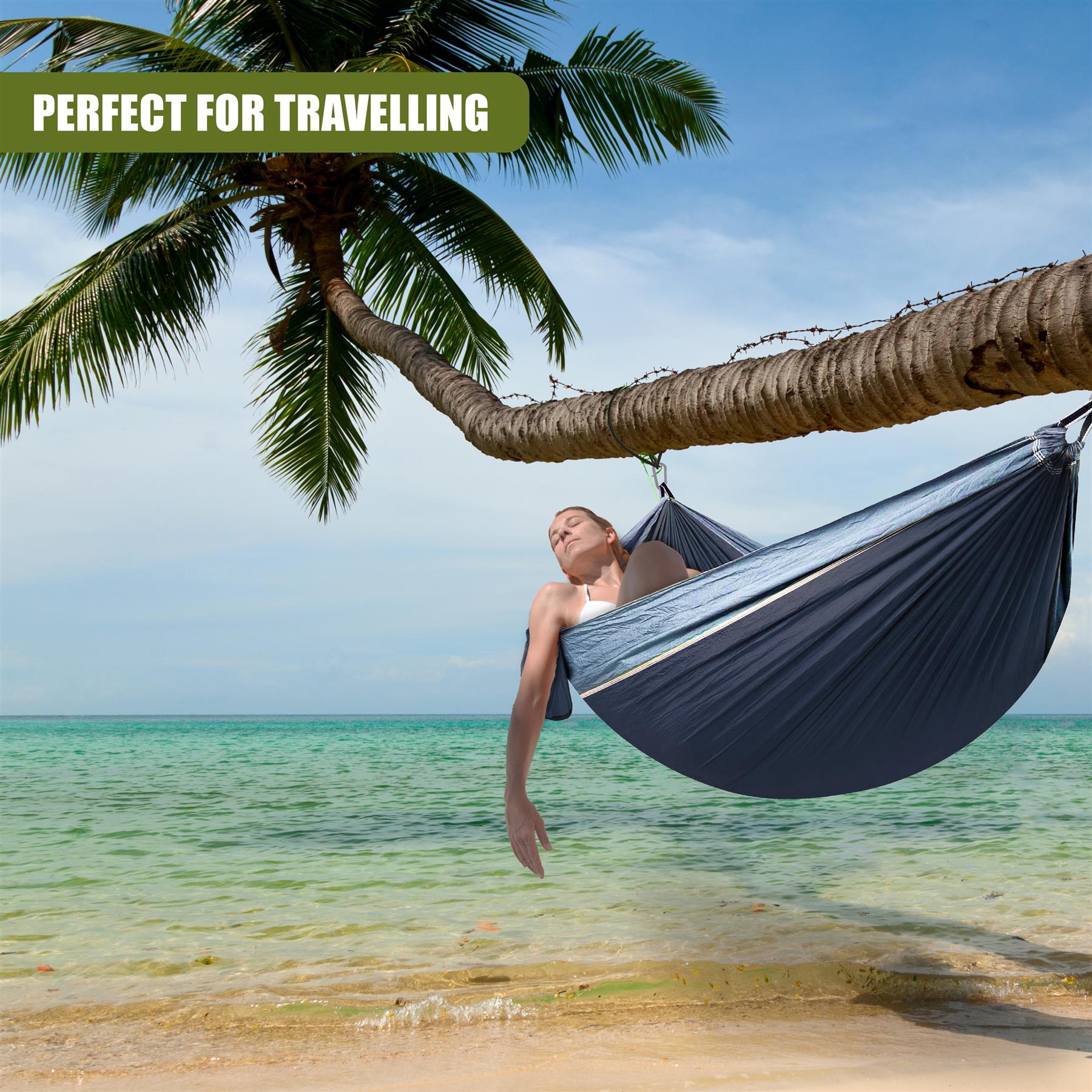 Travel Hammock with Carry Bag by GEEZY - The Magic Toy Shop