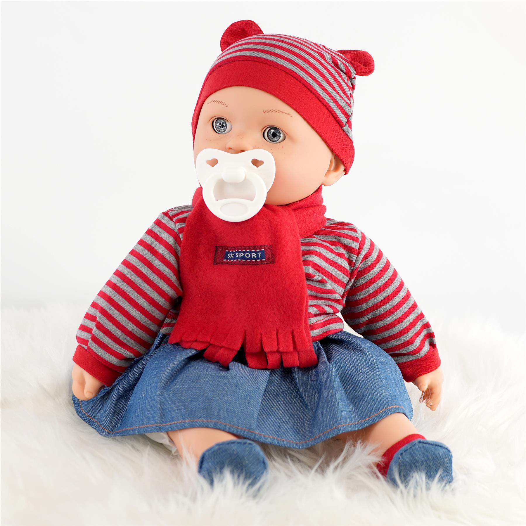 BiBi Sleeping Girl Doll (40 cm / 16") by BiBi Doll - The Magic Toy Shop