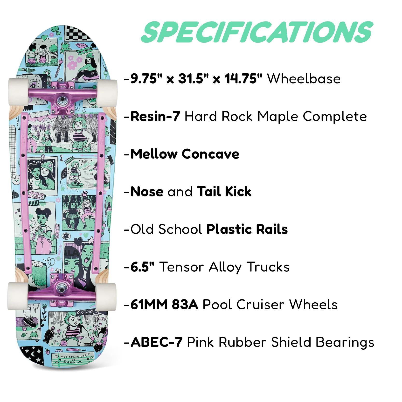 Impala Hera 31.5" Complete Cruiser Board by GEEZY - The Magic Toy Shop