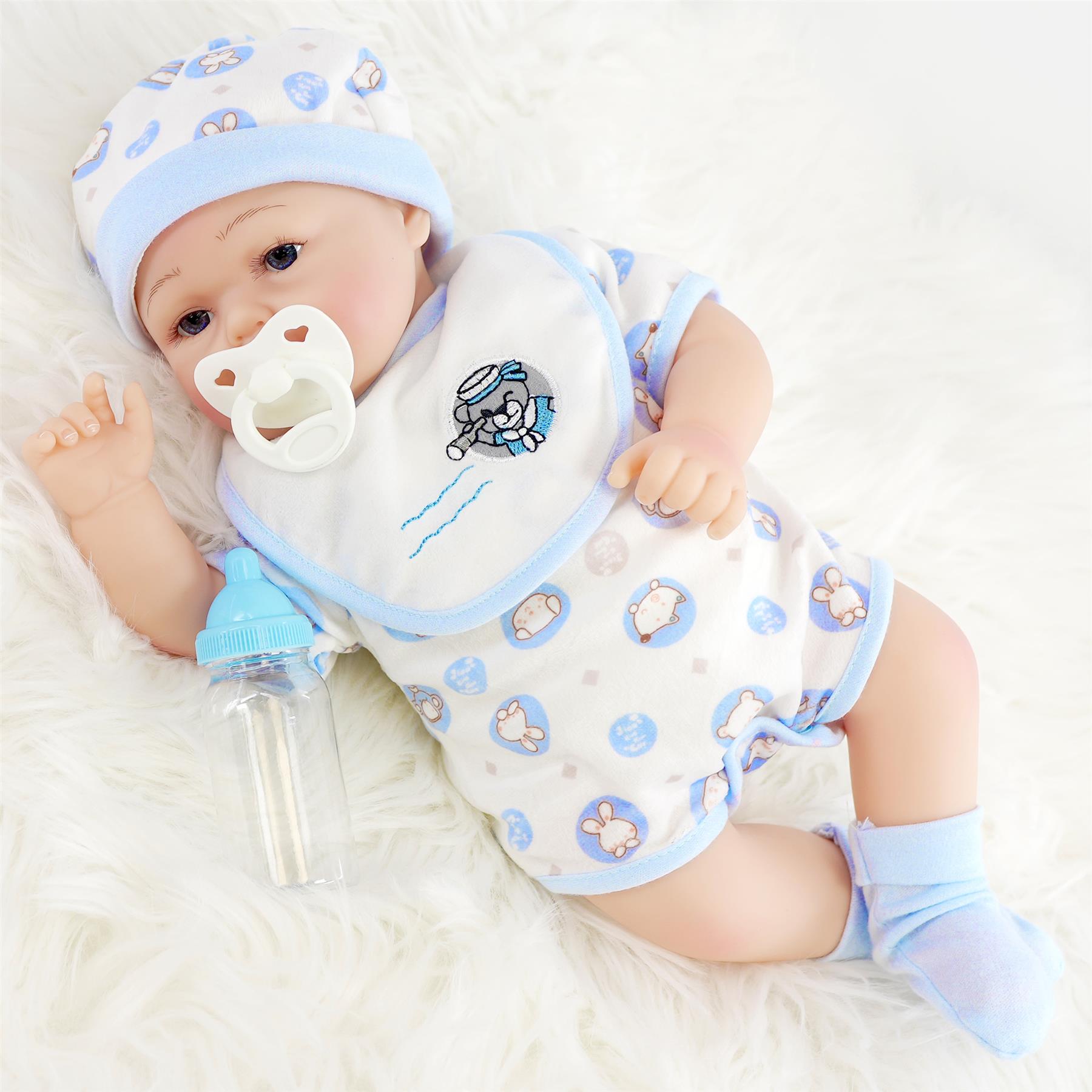 BiBi Doll Reborn Boy "Azul" (43 cm / 17") by BiBi Doll - The Magic Toy Shop