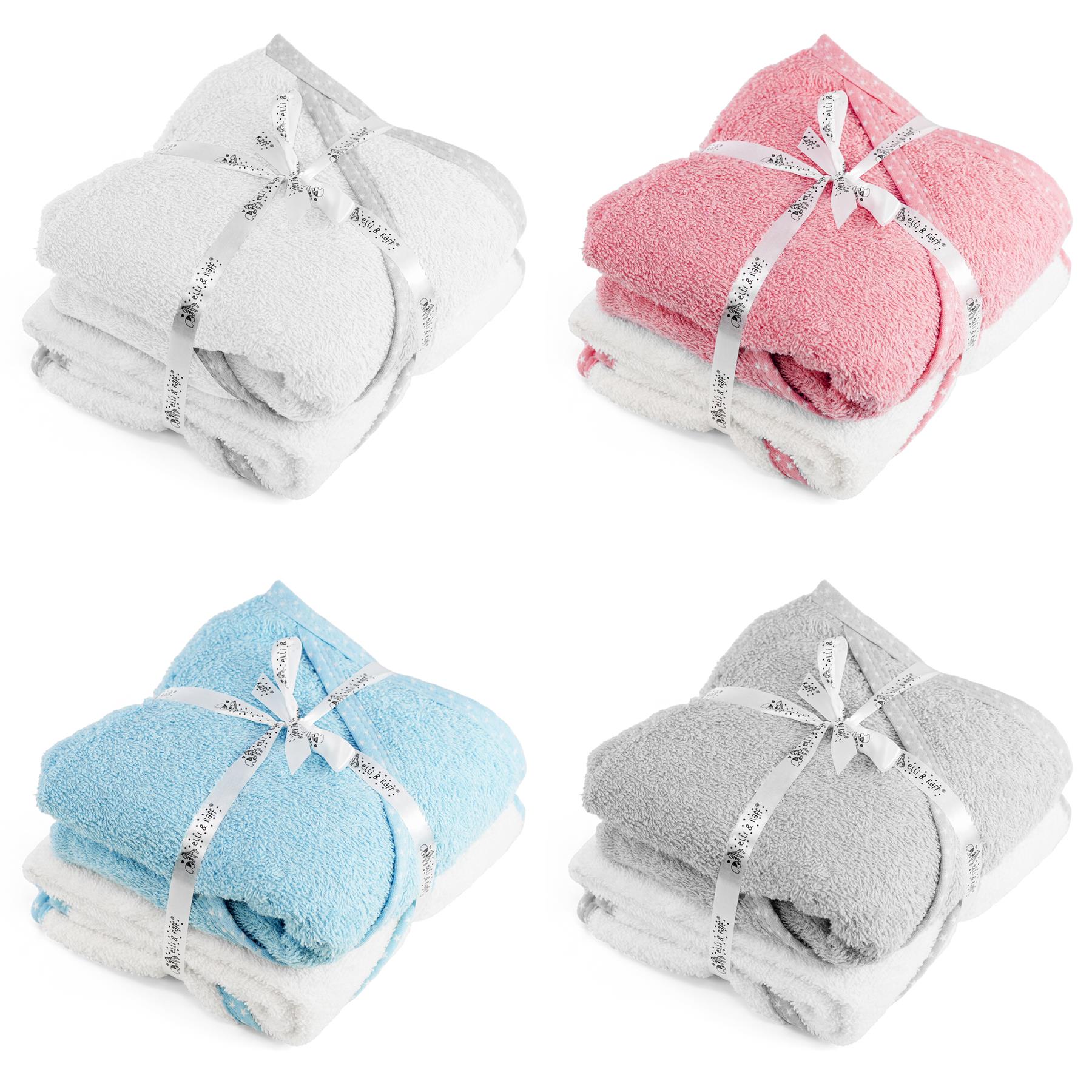 Set of Hooded Baby Bath Towel by GEEZY The Magic Toy Shop
