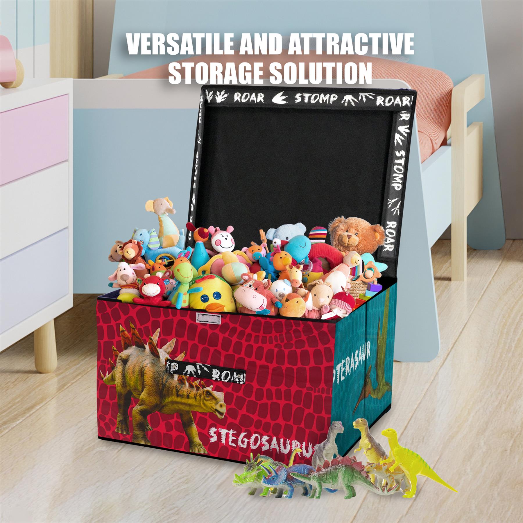 Dino Large Storage Box by The Magic Toy Shop - The Magic Toy Shop