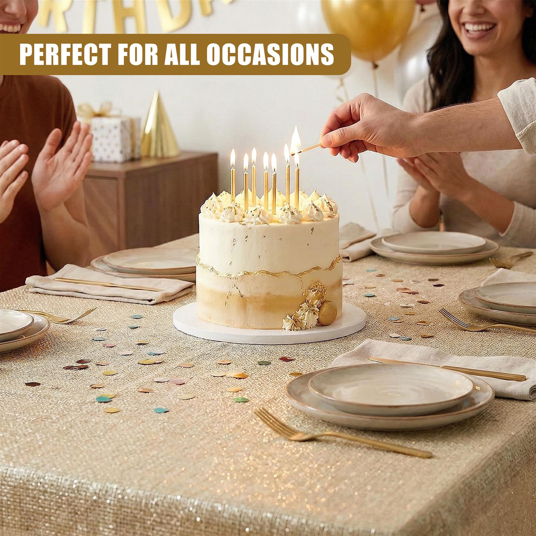 Metallic Table Cloth