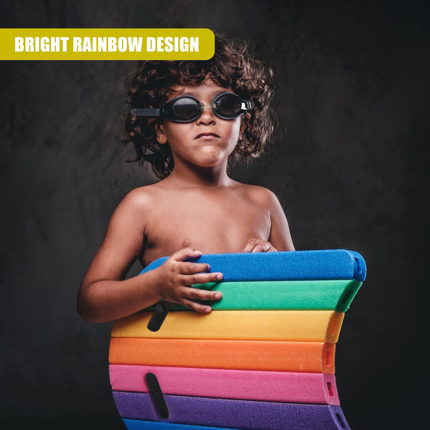 Rainbow Eva Foam Kickboard by Geezy - The Magic Toy Shop