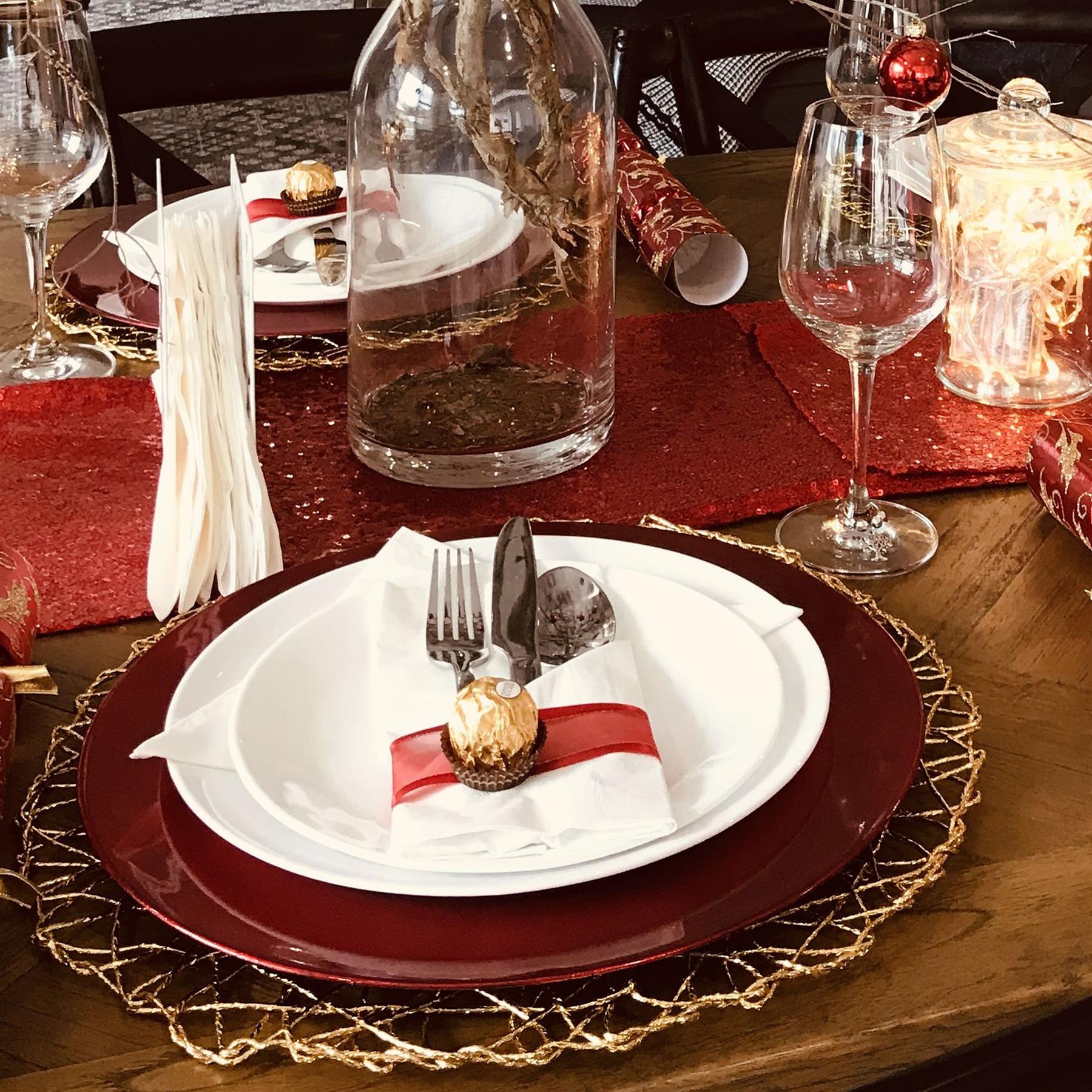 Set of 4 Charger Plates