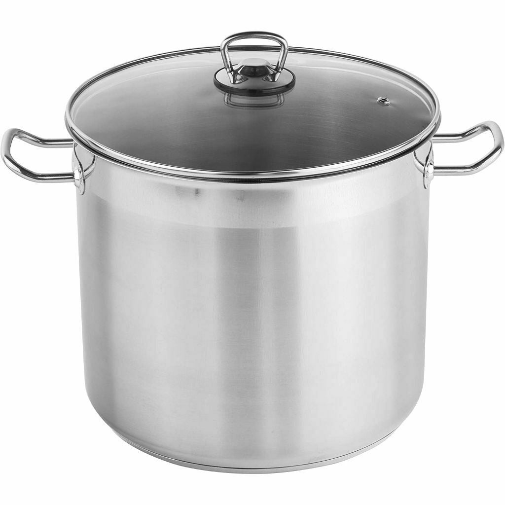 15 Litre Stock Pot With Glass Lid by GEEZY - The Magic Toy Shop