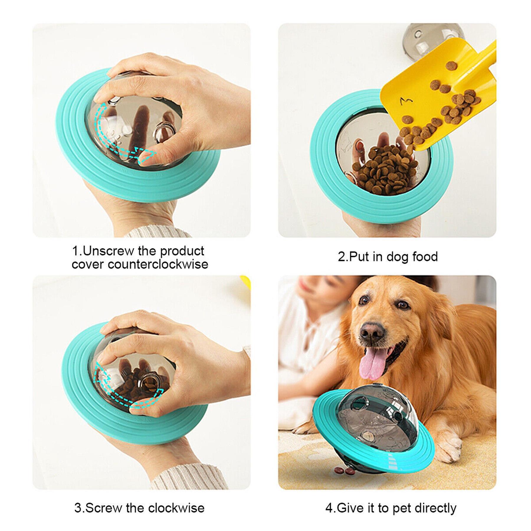 Pet Treat Dispenser Ball Toy