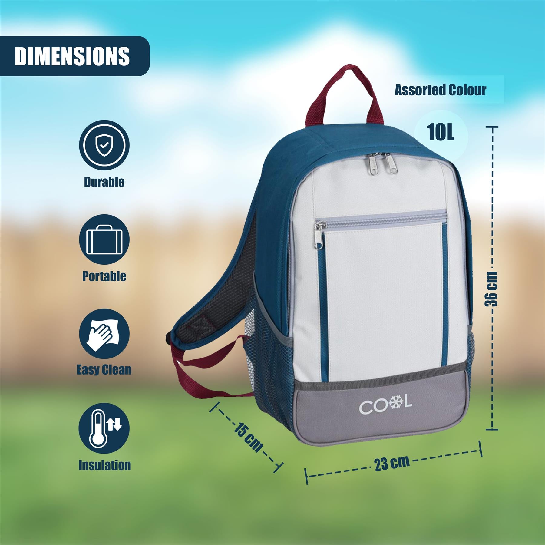 Insulated Cooler Backpack by GEEZY - The Magic Toy Shop