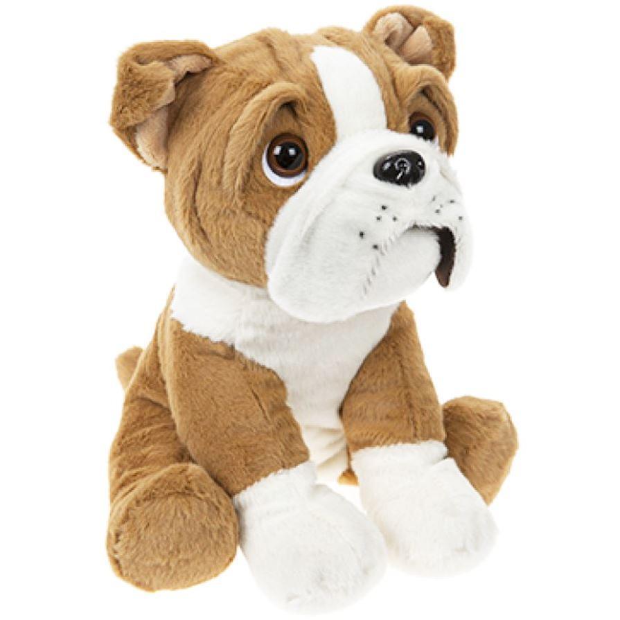 Small Sitting English Bulldog Soft Toy by The Magic Toy Shop - The Magic Toy Shop