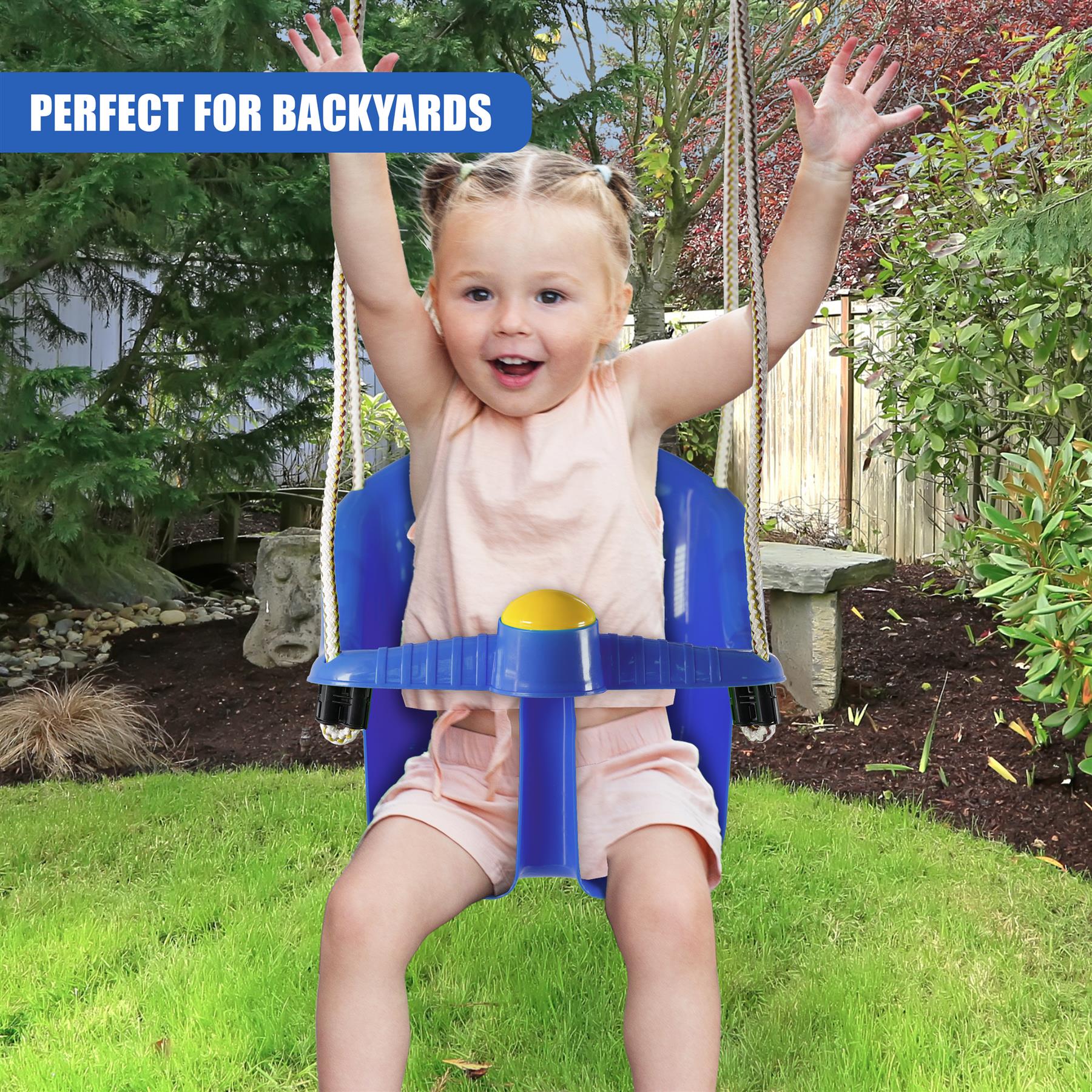Blue Children's Safety Swing Seat by MTS - The Magic Toy Shop