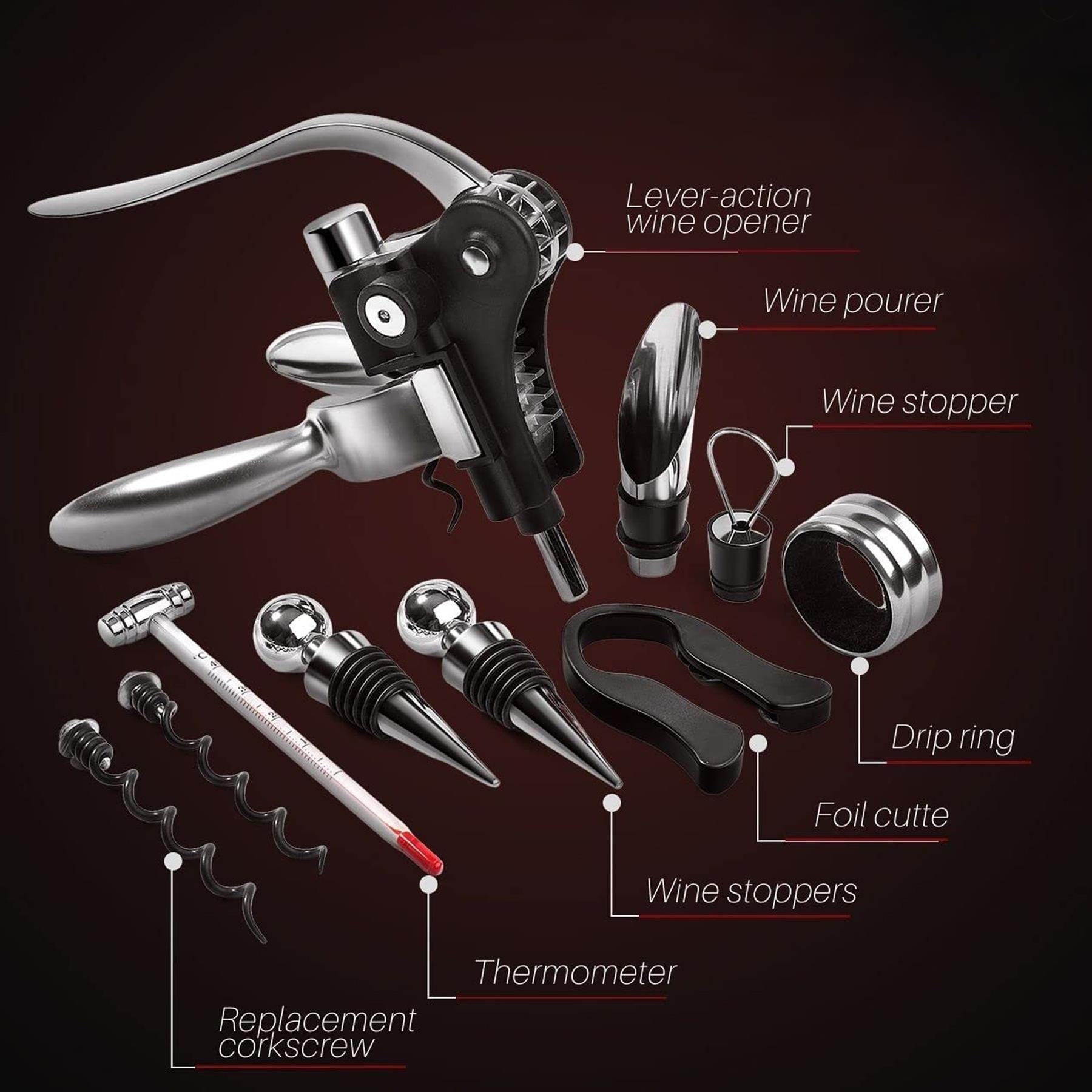 Wine Bottle Opener Set by Geezy - The Magic Toy Shop