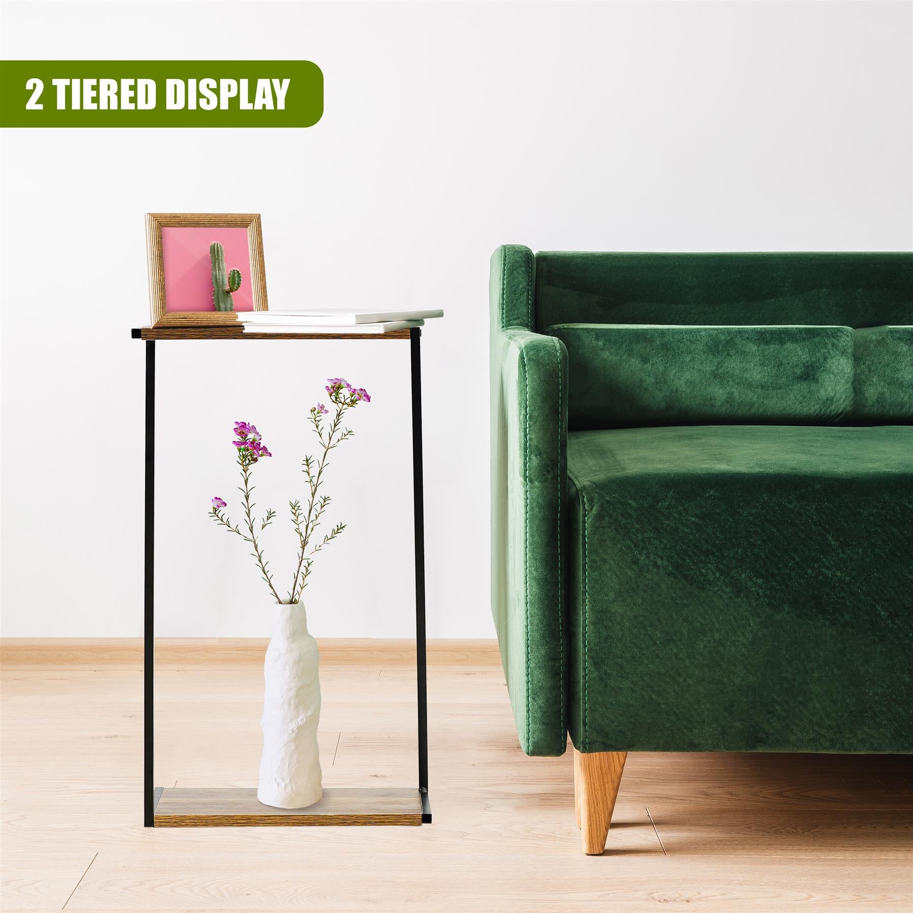 2 Tier Wooden Flower Pot Stand by GEEZY - The Magic Toy Shop