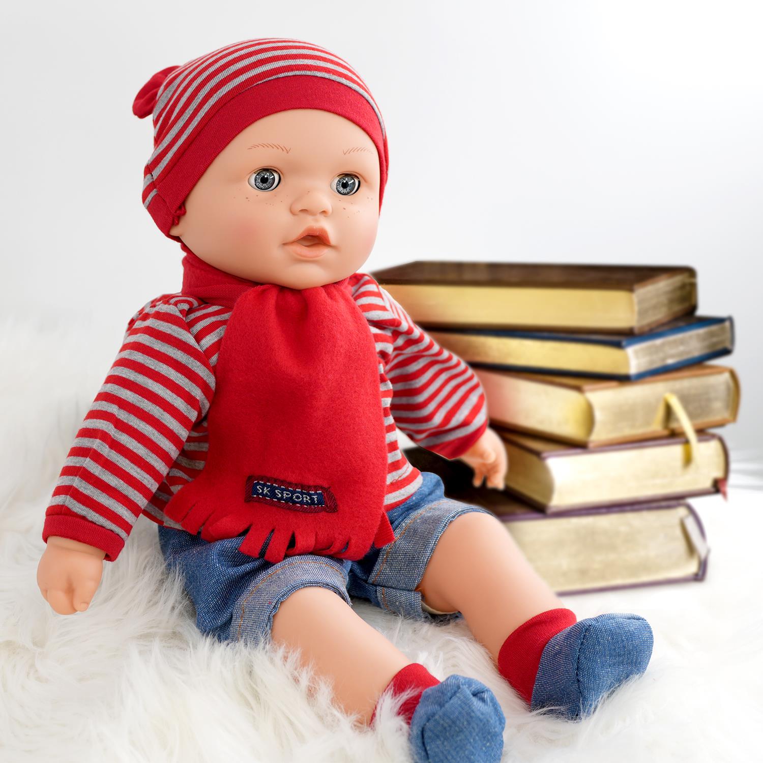 BiBi Sleeping Boy Doll (40 cm / 16") by BiBi Doll - The Magic Toy Shop