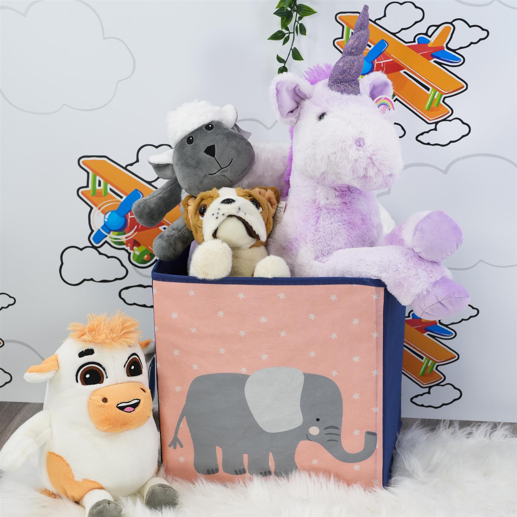 Elephant Design Foldable Storage Box by The Magic Toy Shop - The Magic Toy Shop