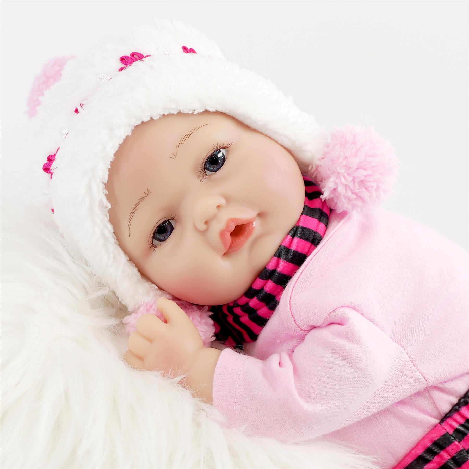 BiBi Reborn Awake Girl "Snowflake" (43 cm / 17") by BiBi Doll - The Magic Toy Shop