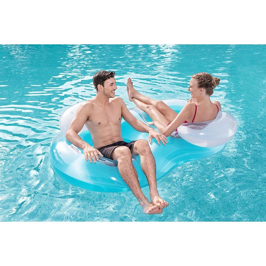 Blue Duo Swim Ring Lounger by Bestway - The Magic Toy Shop