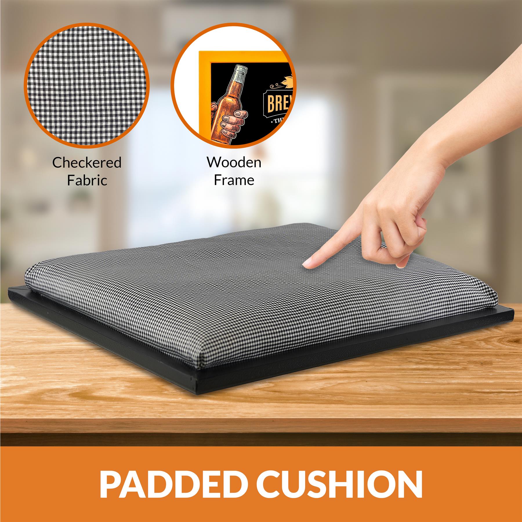 Lap Tray With Bean Bag Cushion (Brewhouse) by Geezy - The Magic Toy Shop