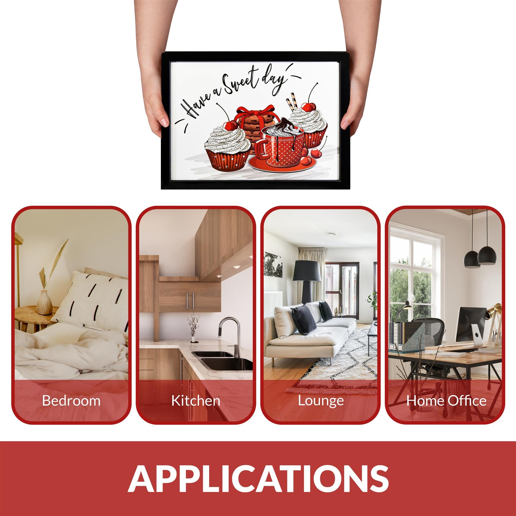 Lap Tray With Bean Bag Cushion (Sweet Day) by The Magic Toy Shop - The Magic Toy Shop