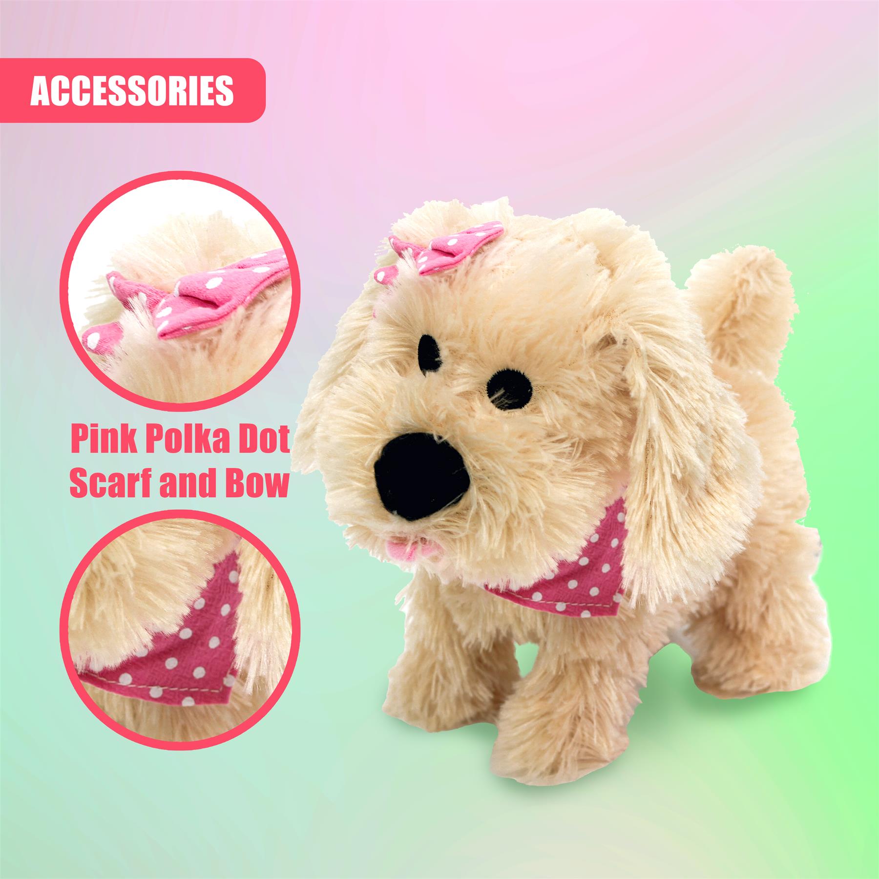 Fluffy Plush Walking & Talking Dog Toy by The Magic Toy Shop - The Magic Toy Shop