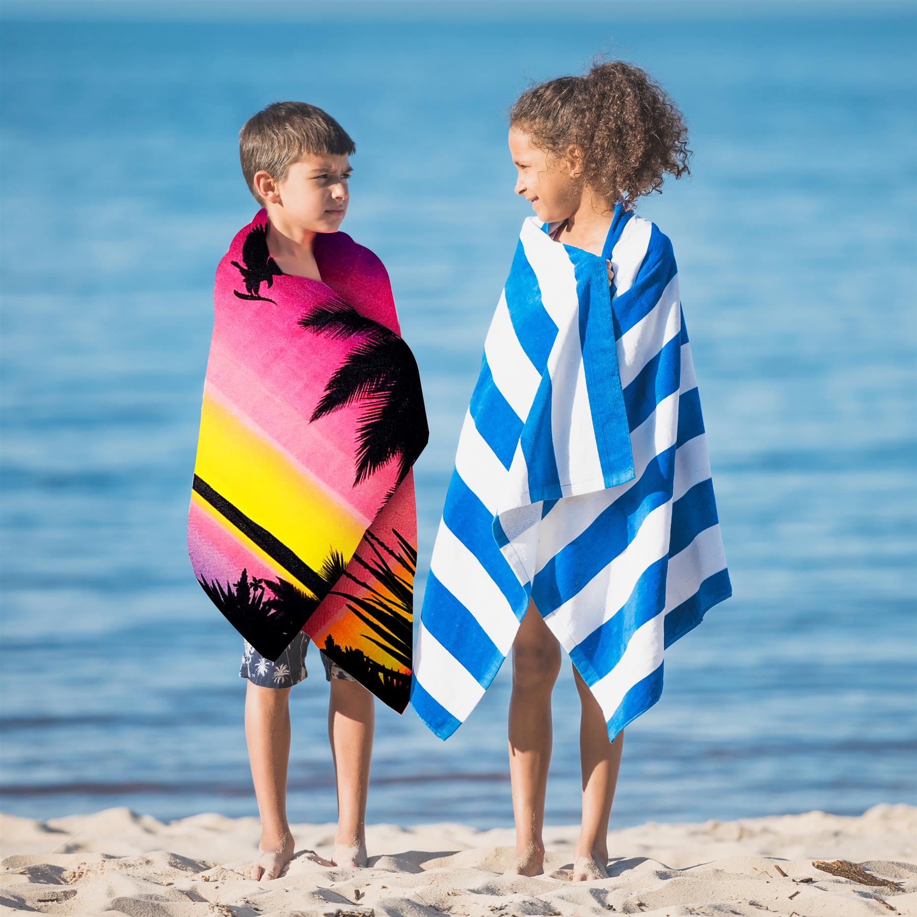 Sunrise Design Large Towel by Geezy - The Magic Toy Shop