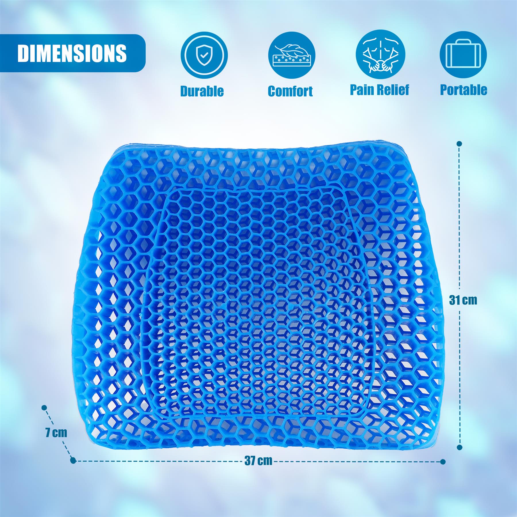 Orthopaedic Gel Seat Cushion by GEEZY - The Magic Toy Shop