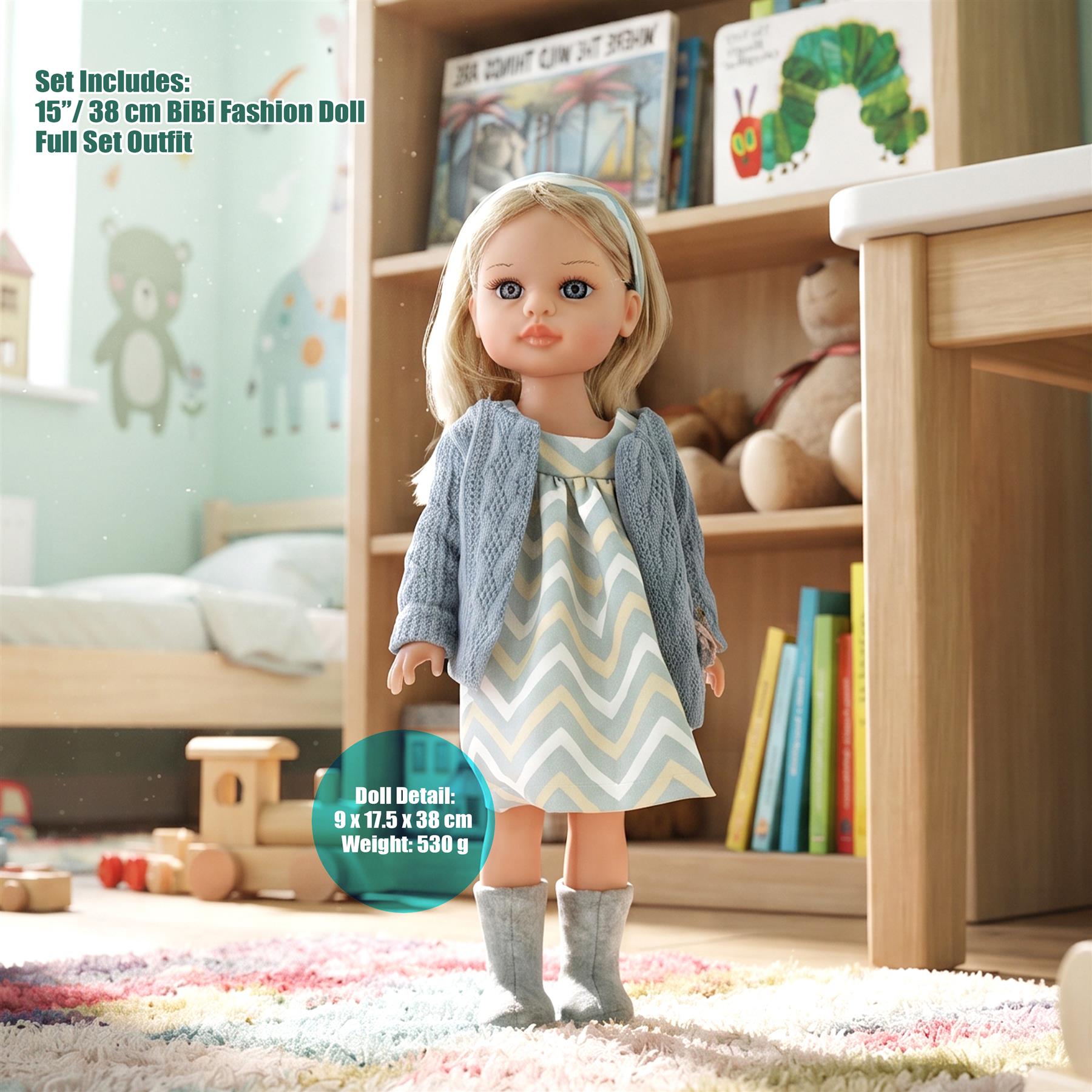 BiBi Fashion Doll "Olivia" (38 cm / 15")