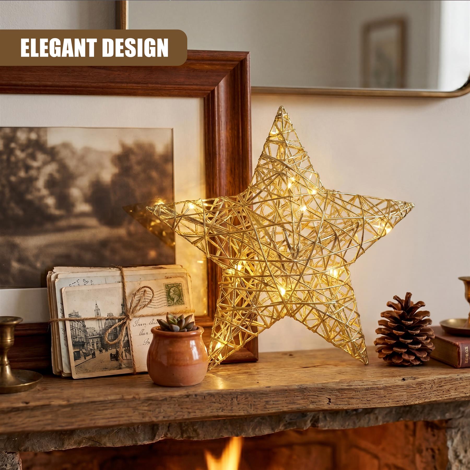 Hanging LED Christmas Star