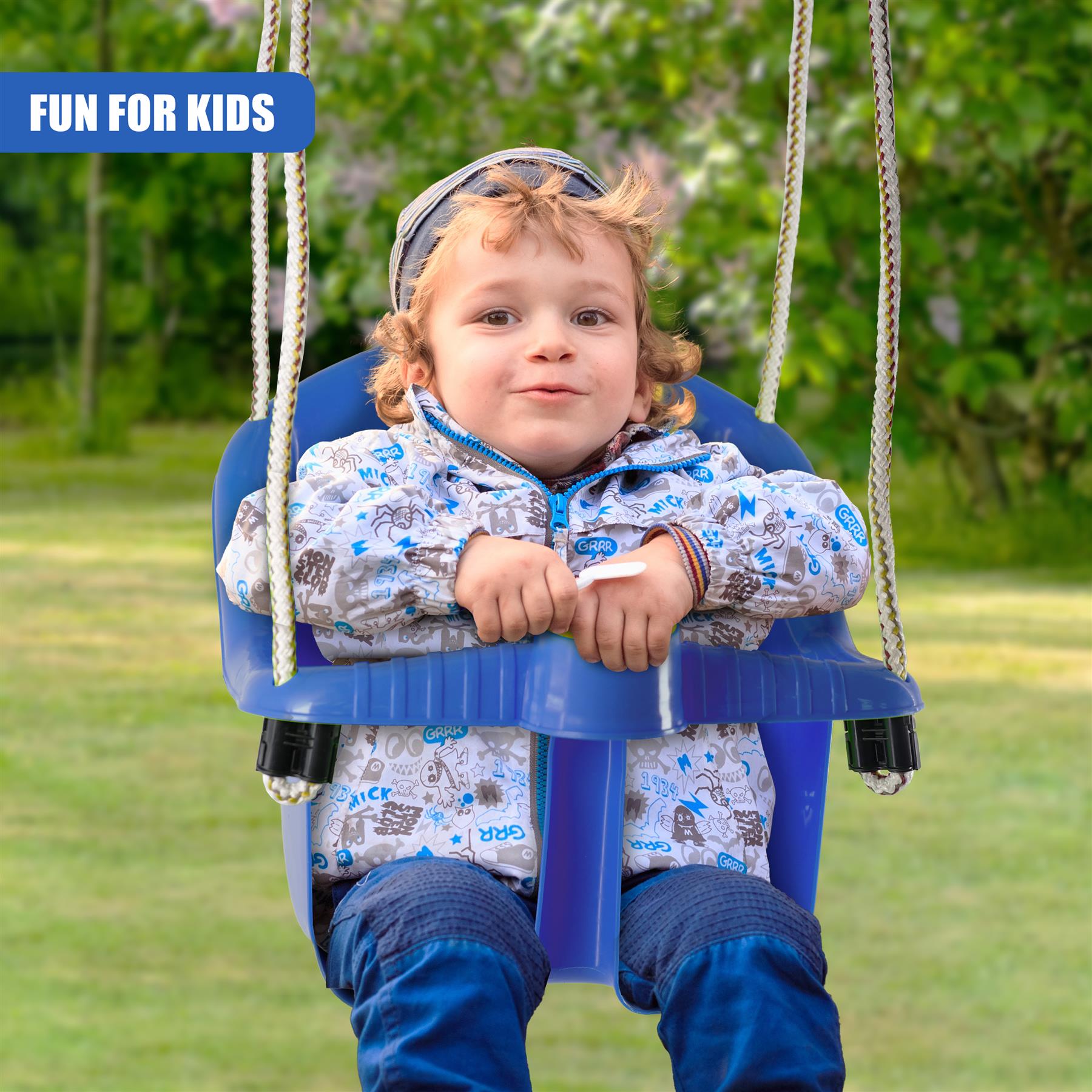 Toddler Safety Swing Seat with Adjustable Ropes by The Magic Toy Shop - The Magic Toy Shop