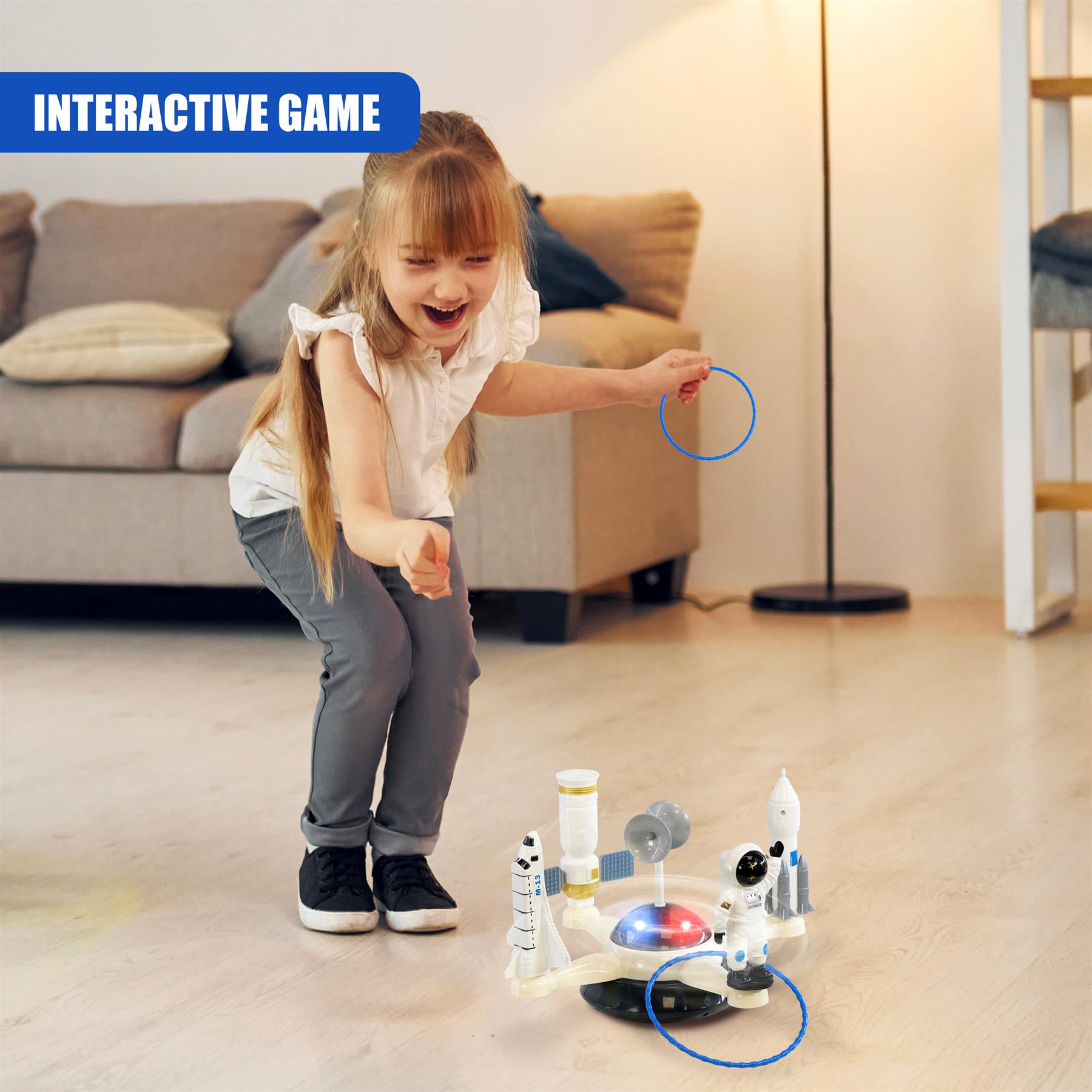 Rotating Light Up Space Toy by The Magic Toy Shop - The Magic Toy Shop