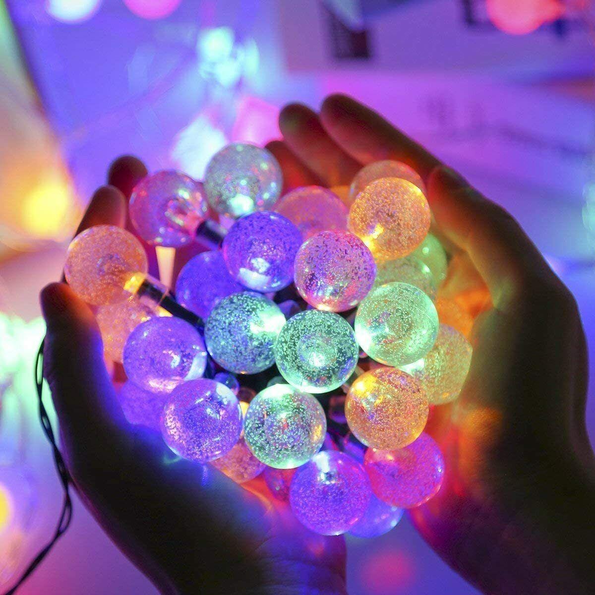 50 Crystal Ball Solar String Lights by Geezy - The Magic Toy Shop