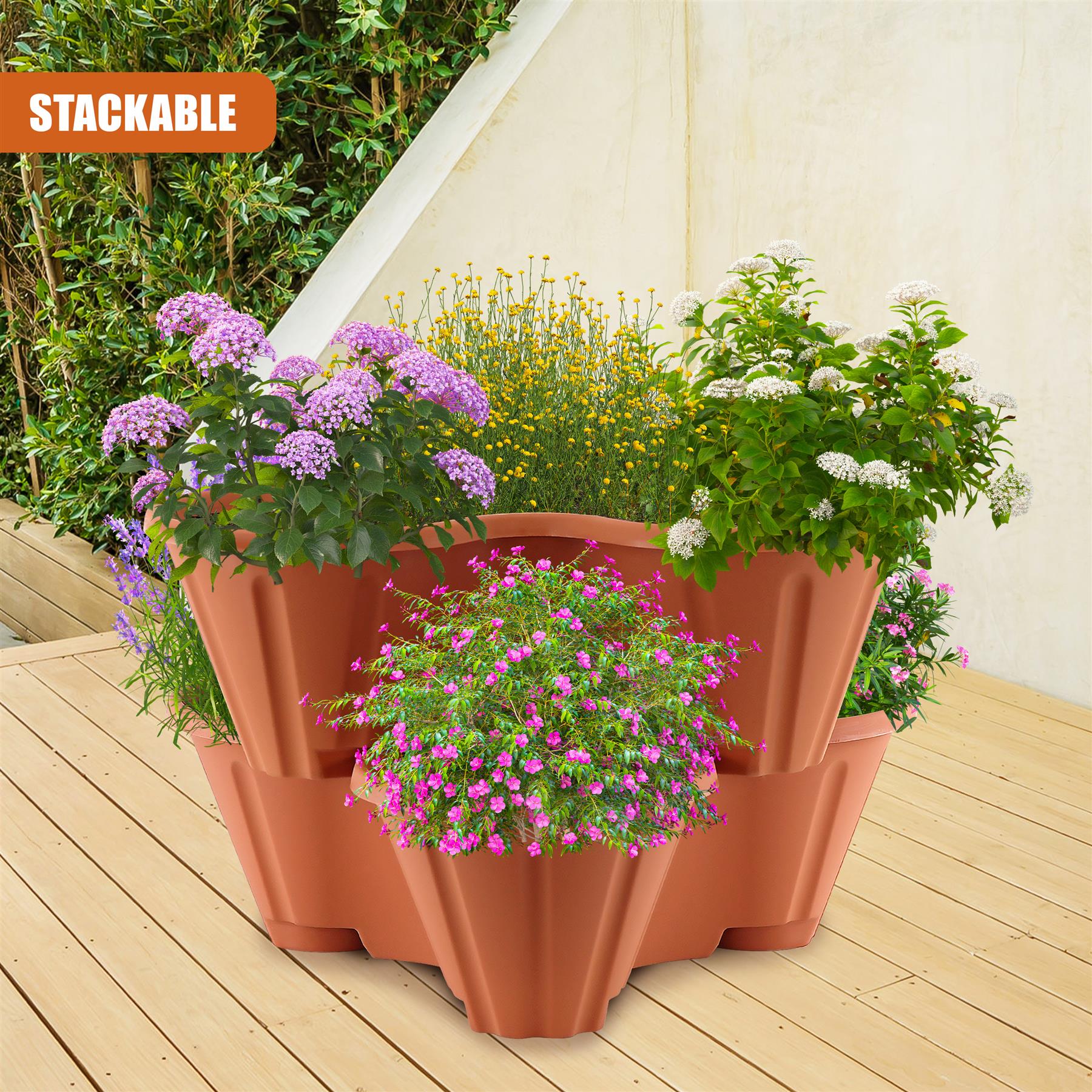 Stackable Strawberry Planter