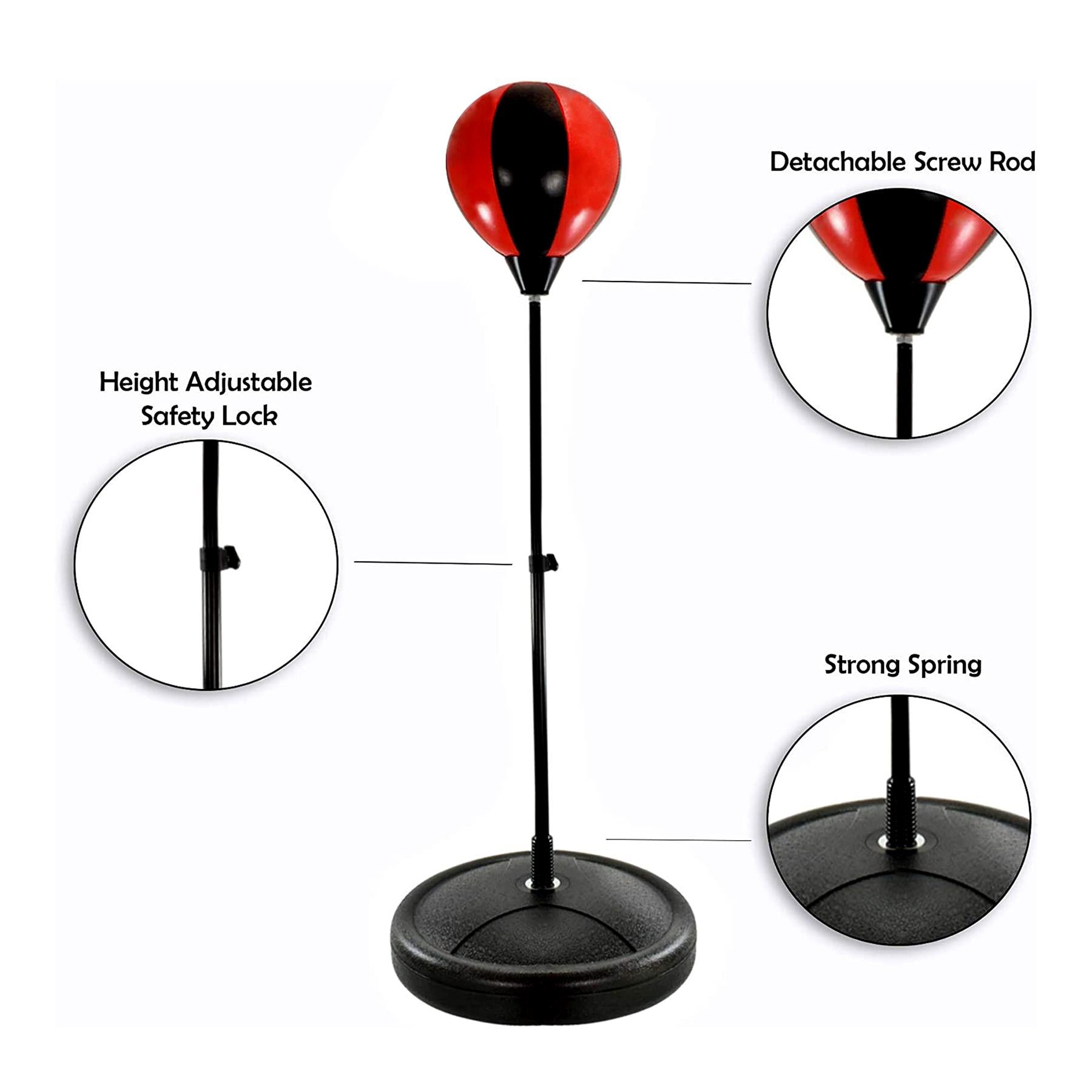 Freestanding Boxing Set Punch Ball Bag with Gloves by The Magic Toy Shop - The Magic Toy Shop