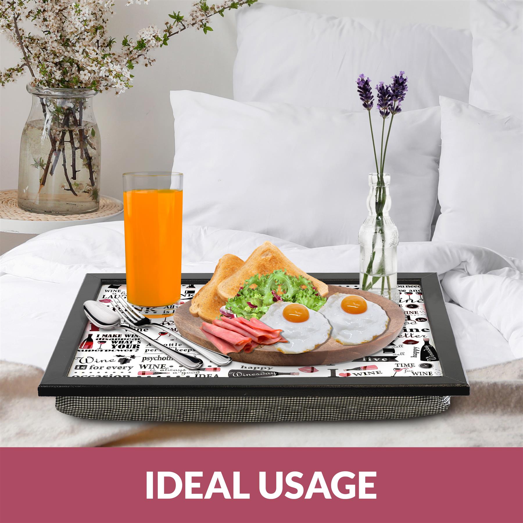 Wine Design Tray With Bean Bag Cushion by Geezy - The Magic Toy Shop