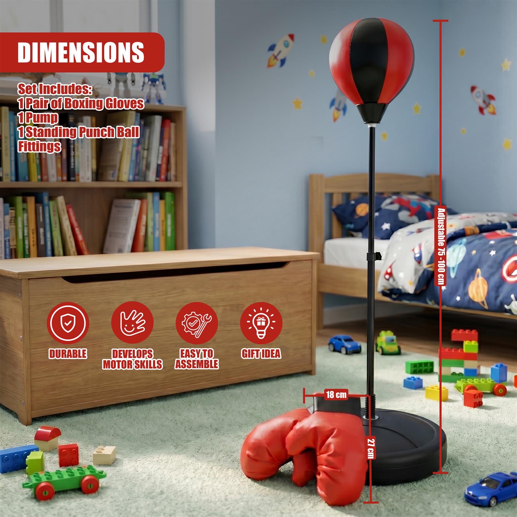 Freestanding Boxing Set