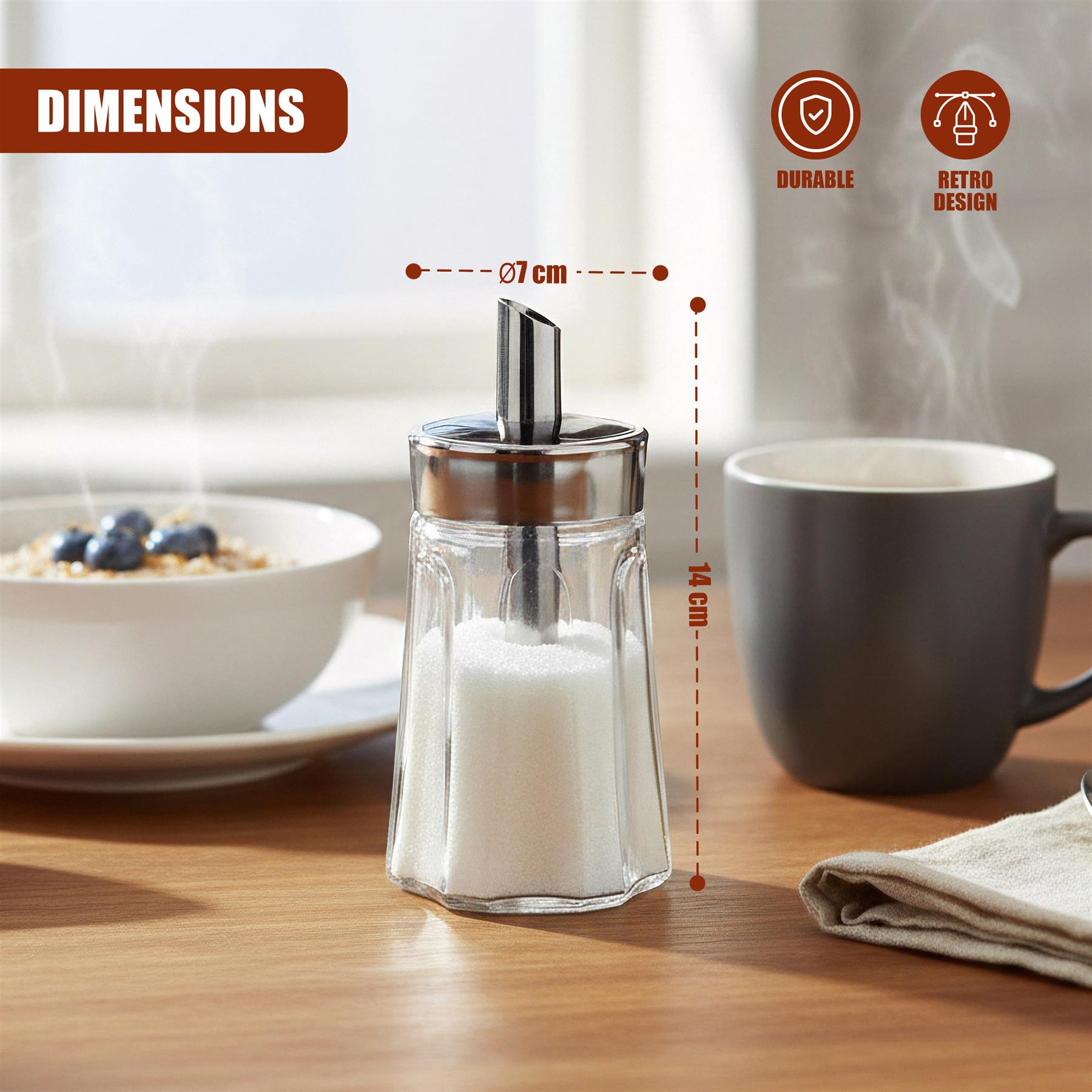 Sugar Dispensers, Pack of 12