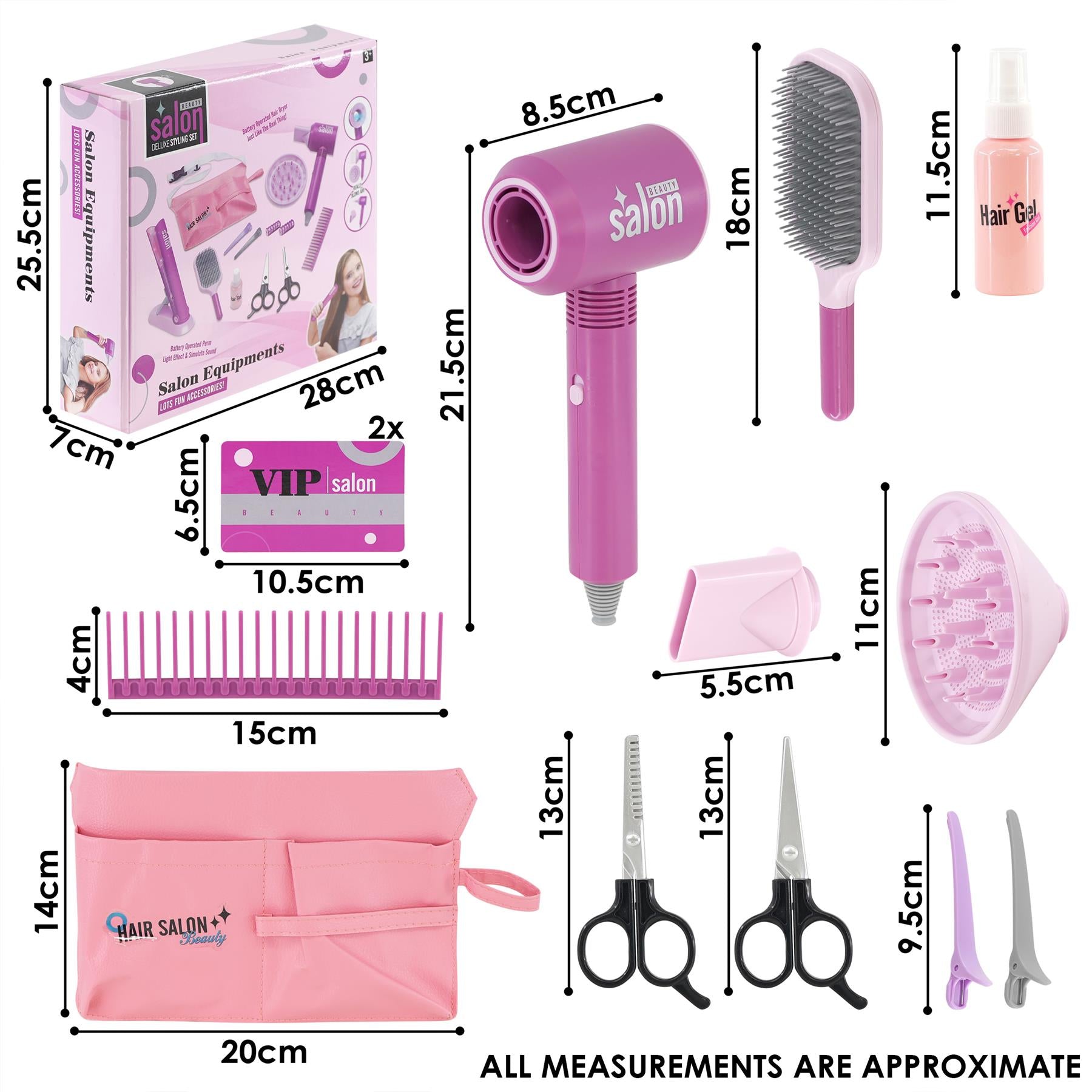 Hairdressing Set with Accessories by The Magic Toy Shop - The Magic Toy Shop