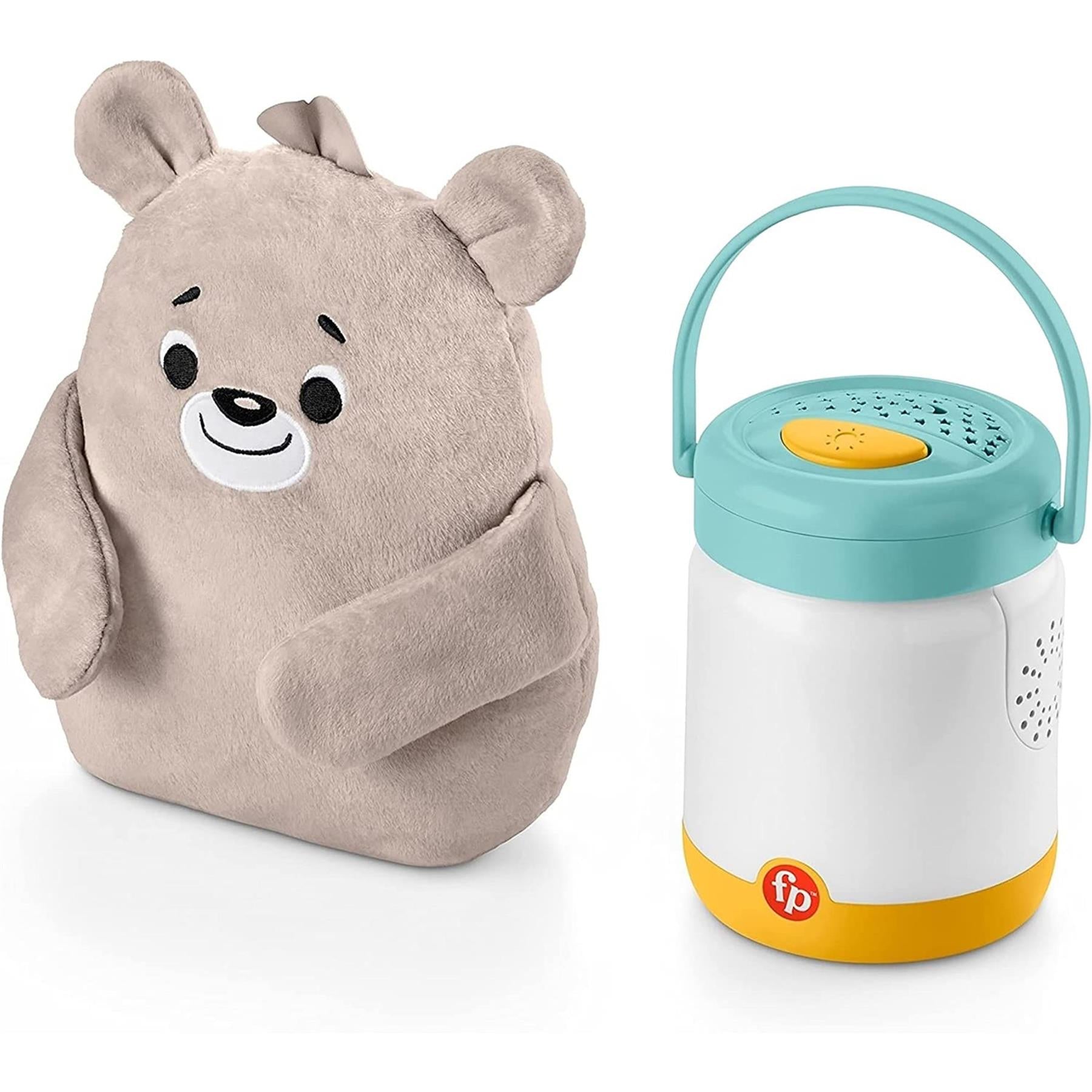 Twinkle Teddy Firefly Soother With Calming Music by Fisher Price - The Magic Toy Shop