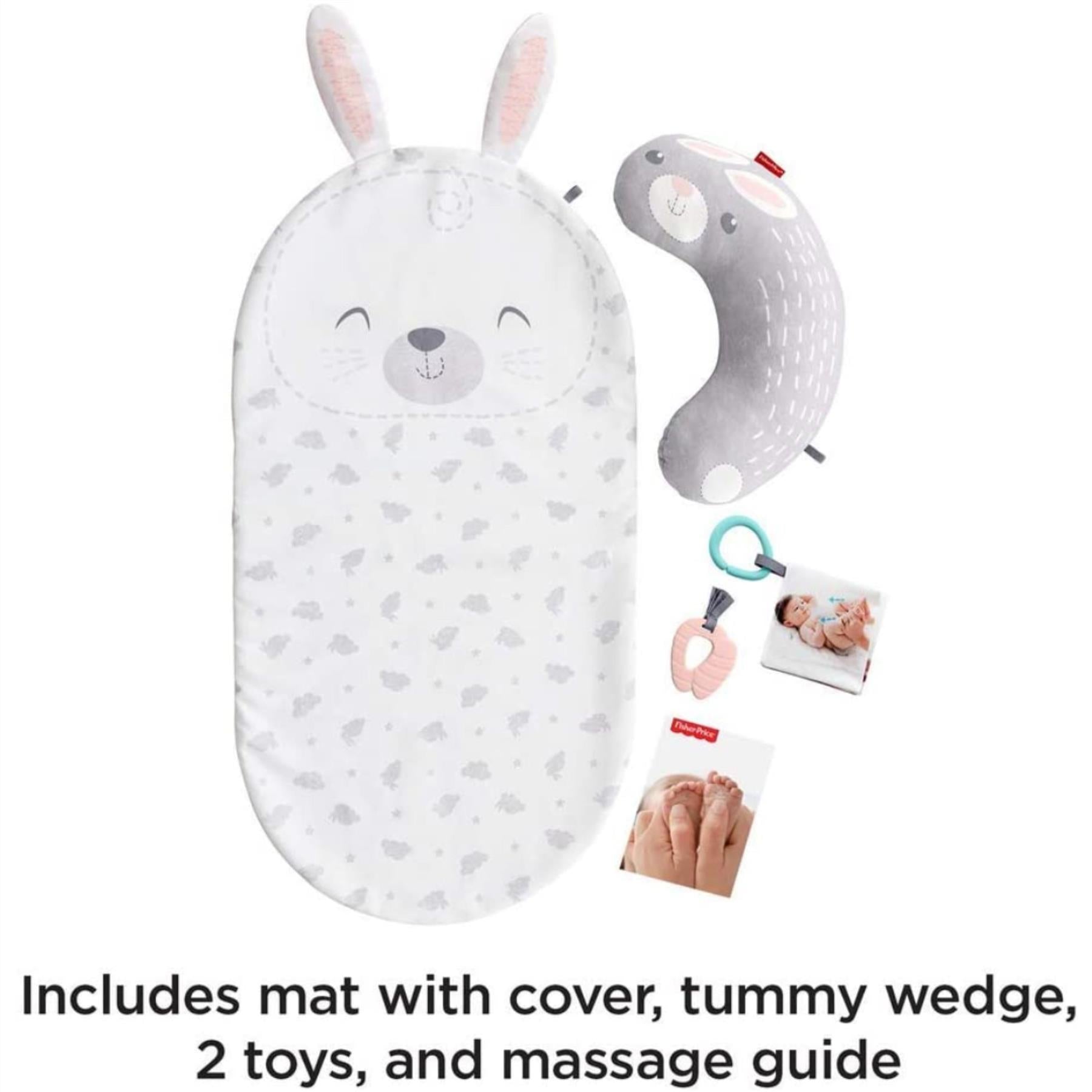 Fisher Price Baby Bunny Massage Set with Changing Mat and Wedge Pillow by Fisher Price - The Magic Toy Shop