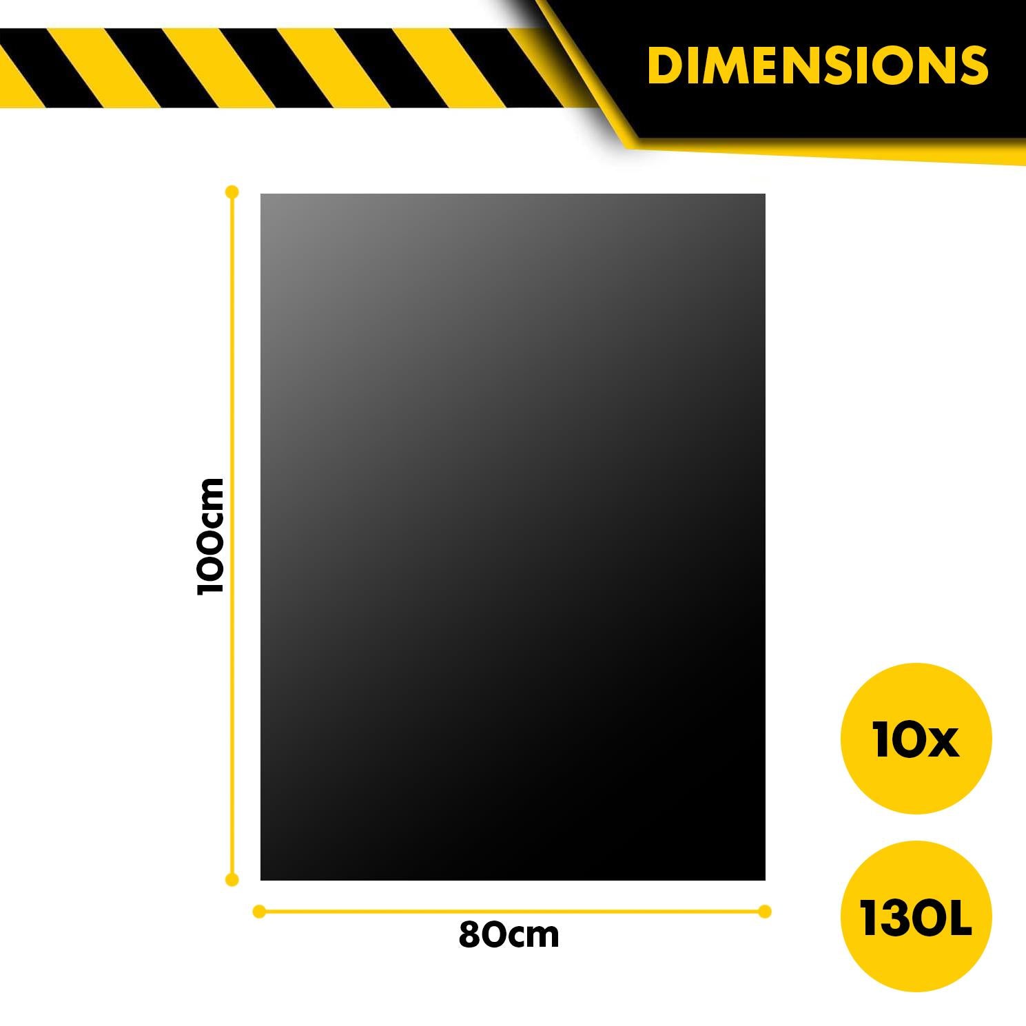 Heavy Duty Bin Liners 30 / 130L by GEEZY - The Magic Toy Shop