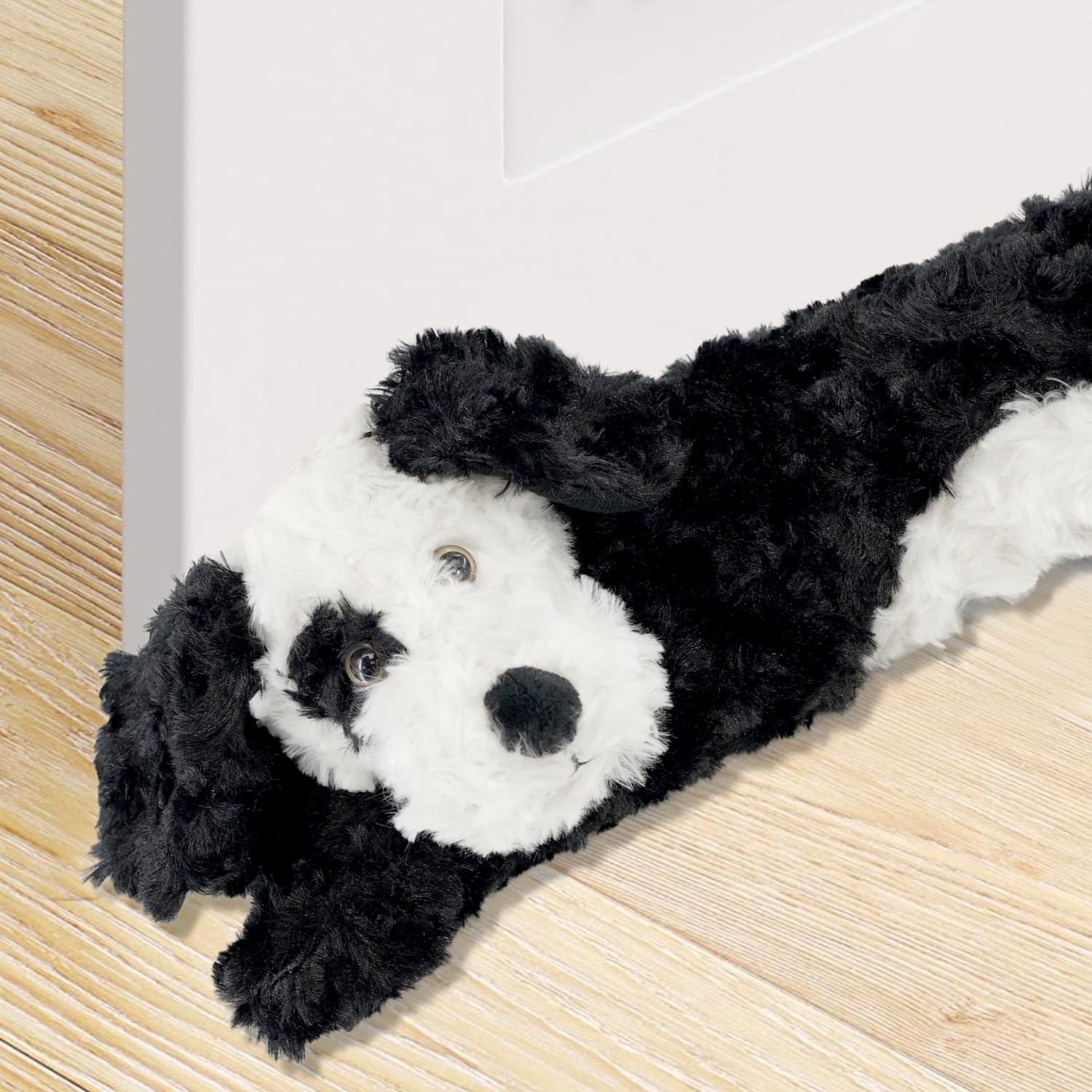 Novelty Black Dog Draught Excluder for Doors by GEEZY - The Magic Toy Shop