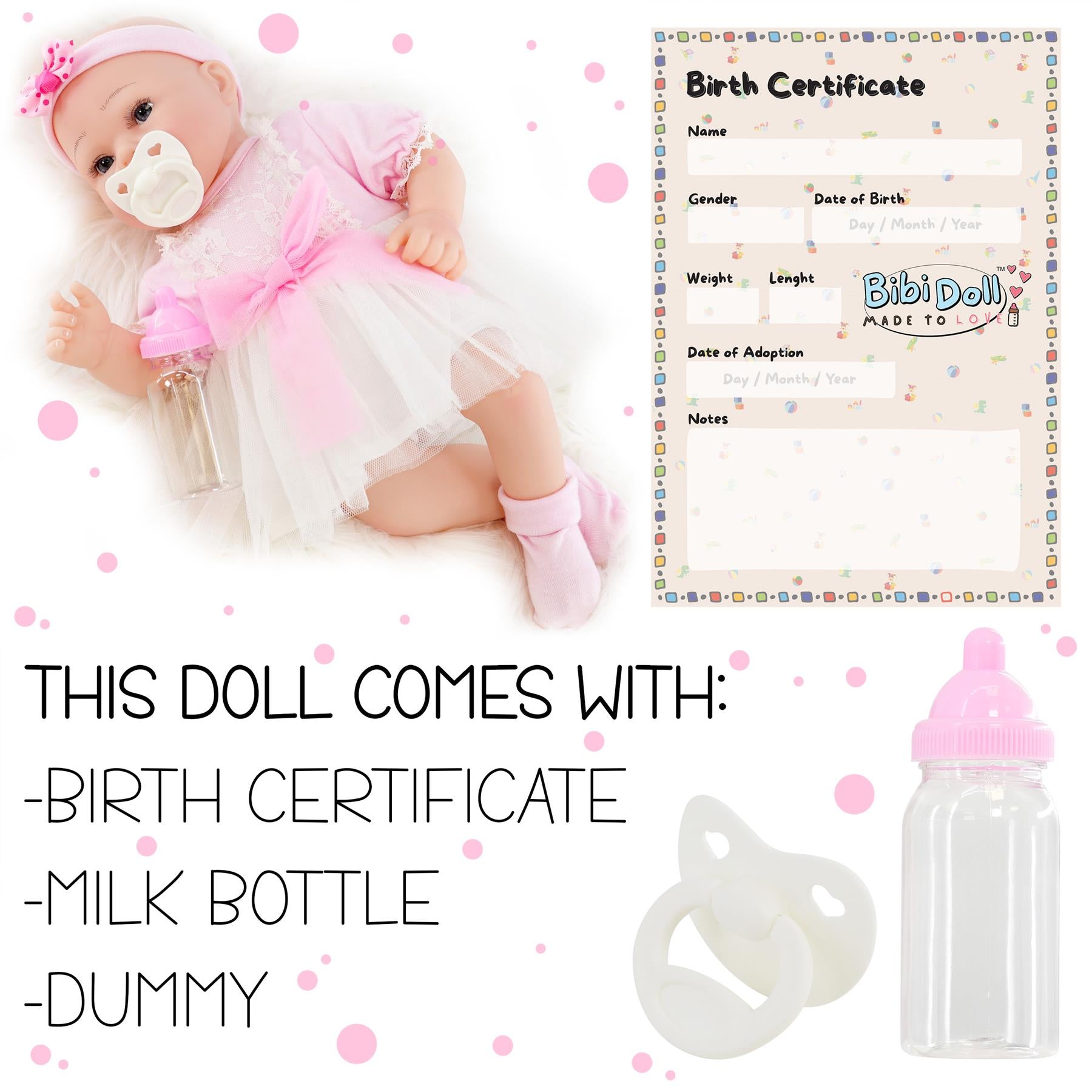 BiBi Doll Reborn Girl "Begonia" (43 cm / 17") by BiBi Doll - The Magic Toy Shop