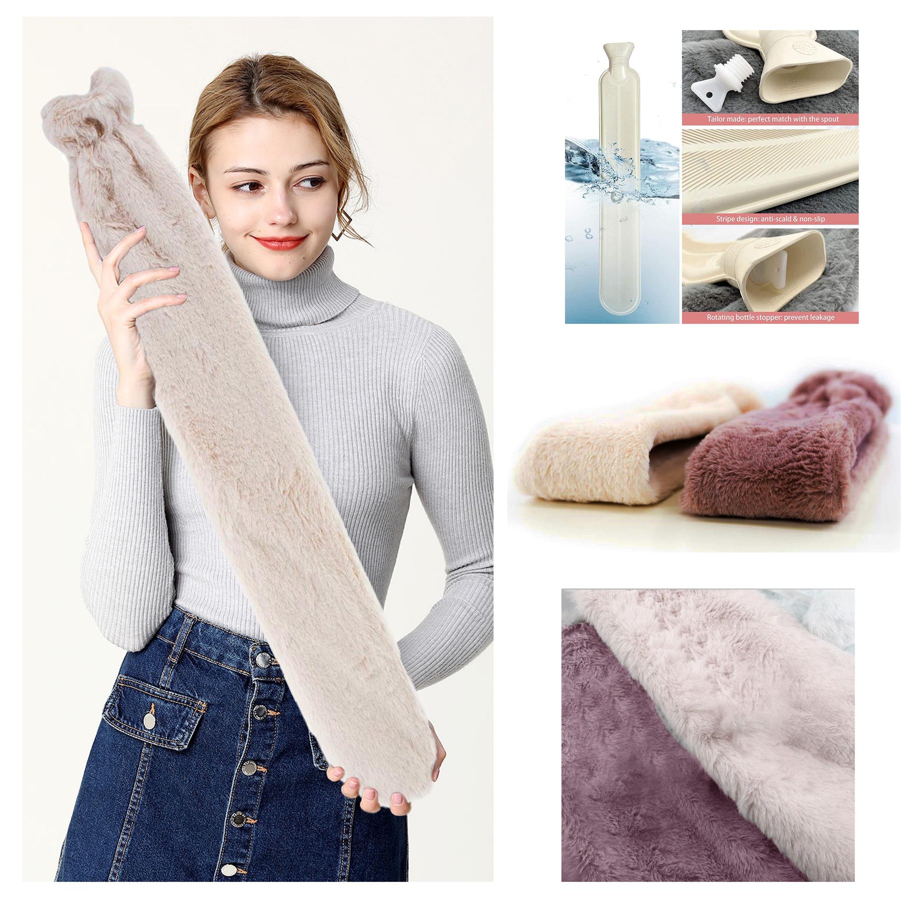 Long Fluffy Hot Water Bottle by Geezy - The Magic Toy Shop