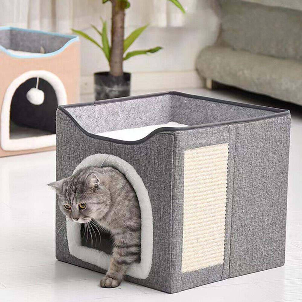 Foldable Cosy Cat Houses by GEEZY - The Magic Toy Shop