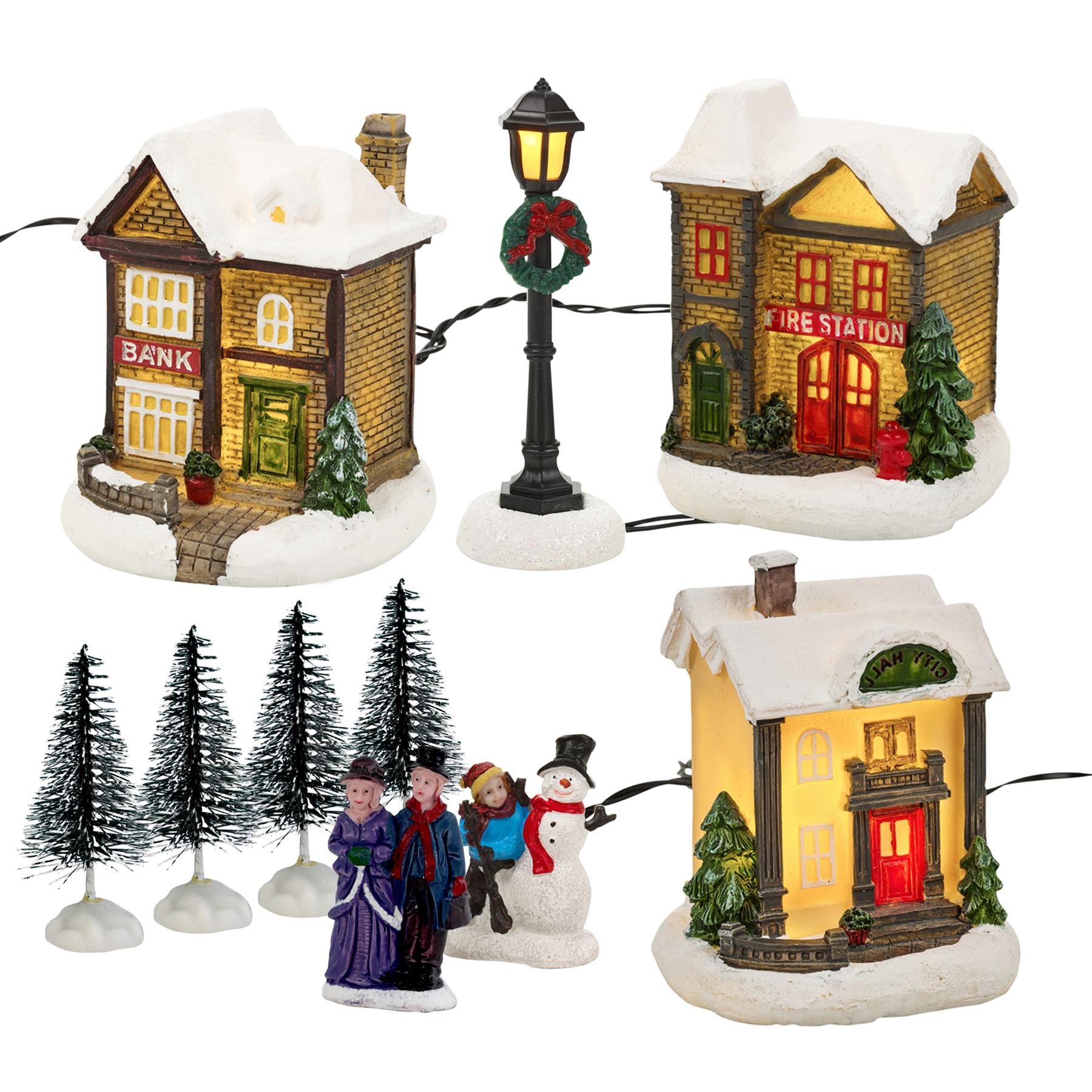 10pc Christmas Village Set by The Magic Toy Shop - The Magic Toy Shop