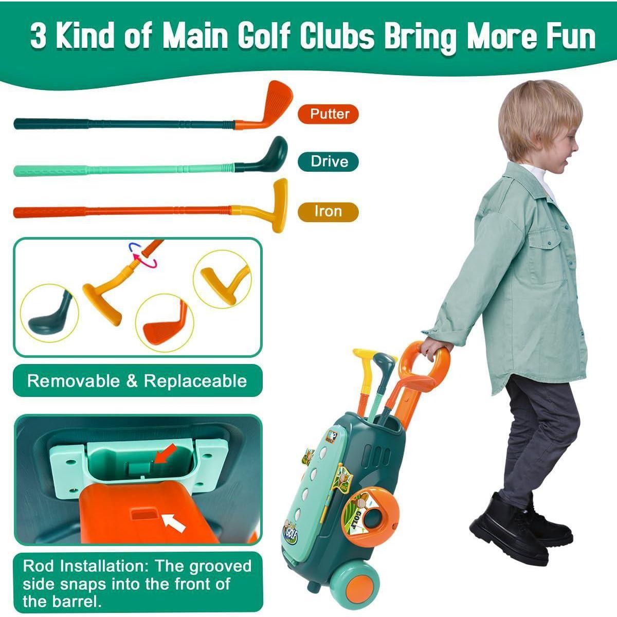 Kids Golf Club Set Indoor Outdoor Sports Toy by The Magic Toy Shop - The Magic Toy Shop