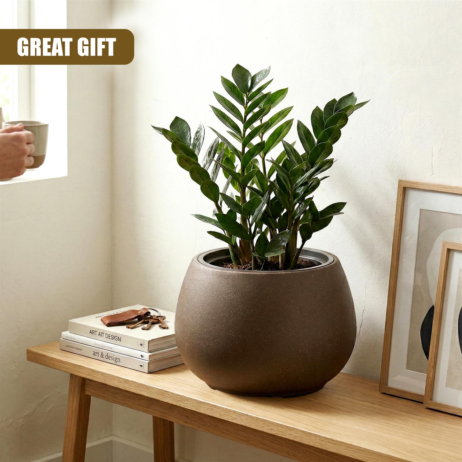 Round Flower Pot, 37 cm