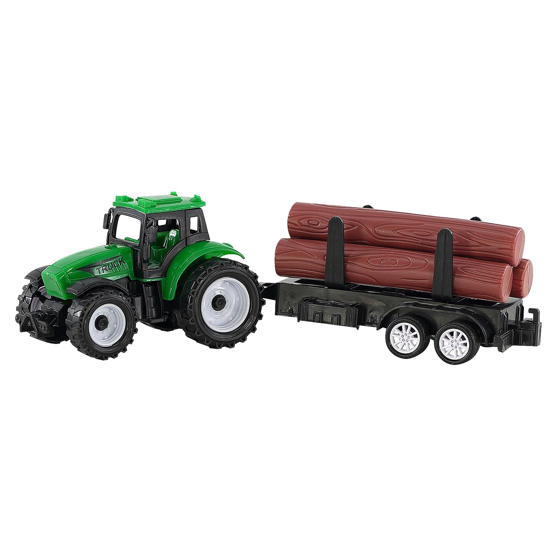 Farm Tractor and Trailer Playset by The Magic Toy Shop - The Magic Toy Shop