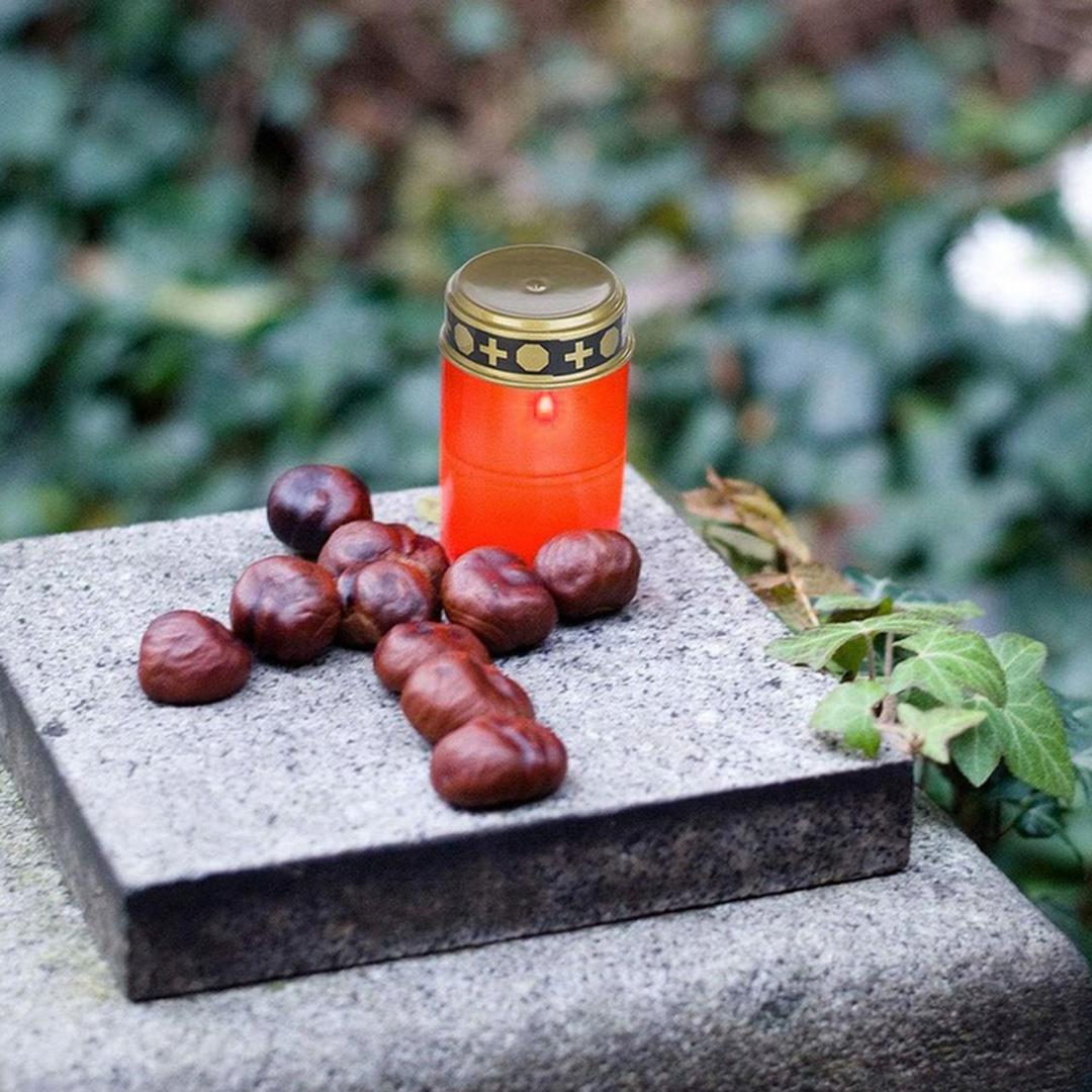 Set of 2 LED Grave Candles by GEEZY - The Magic Toy Shop